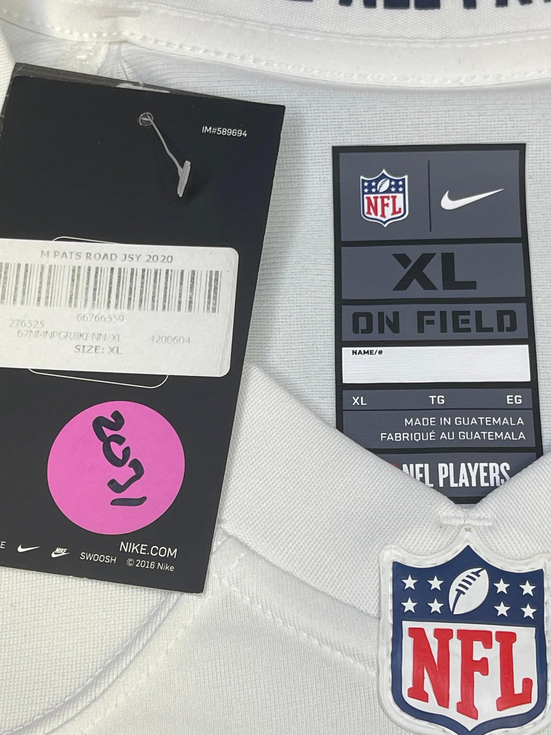 NFL New England Patriots Mac Jones #10 Game Jersey Men's X-Large New with Defect