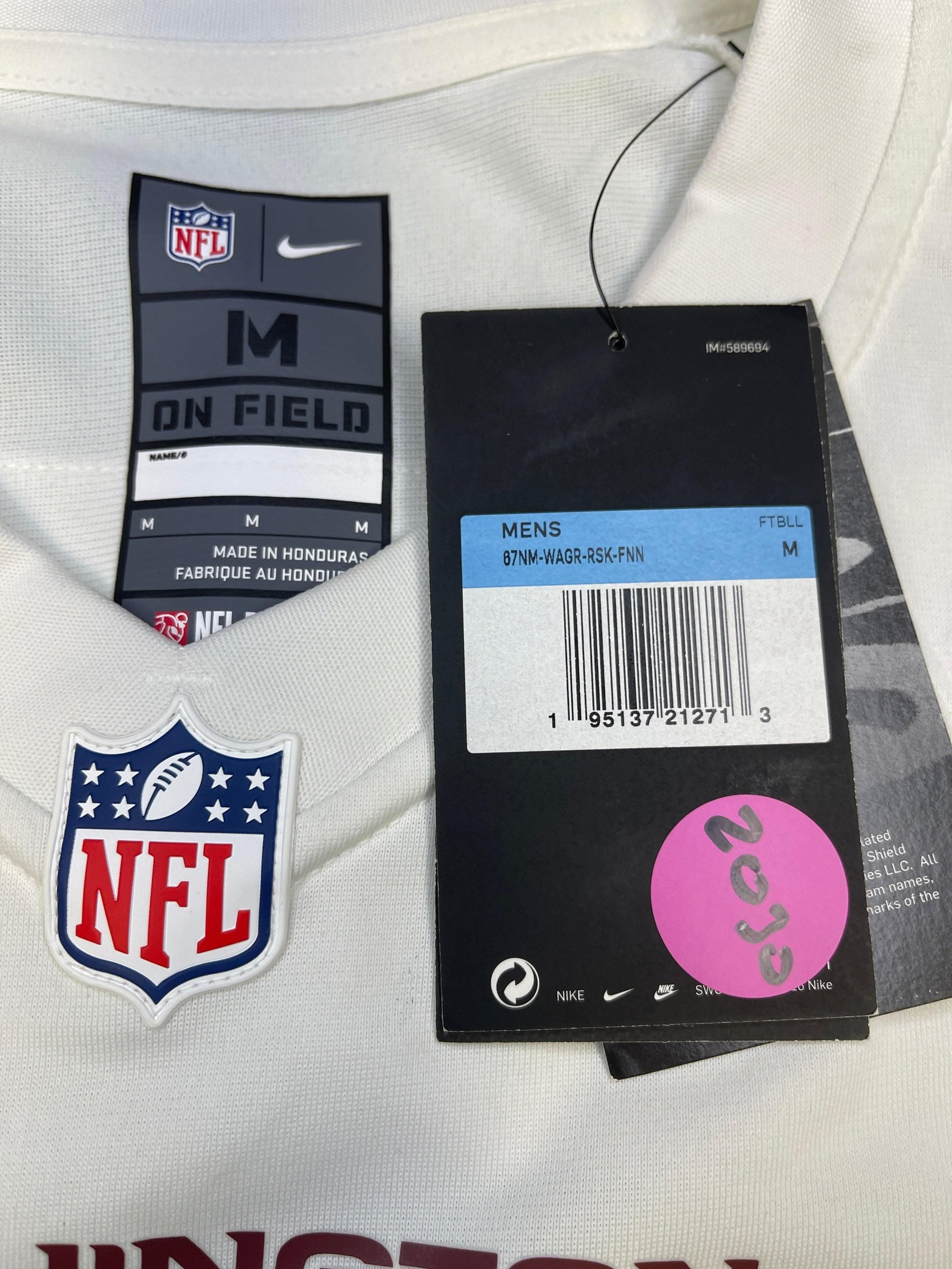 NFL Washington Commanders Young #99 Game Jersey Men's Medium NWT