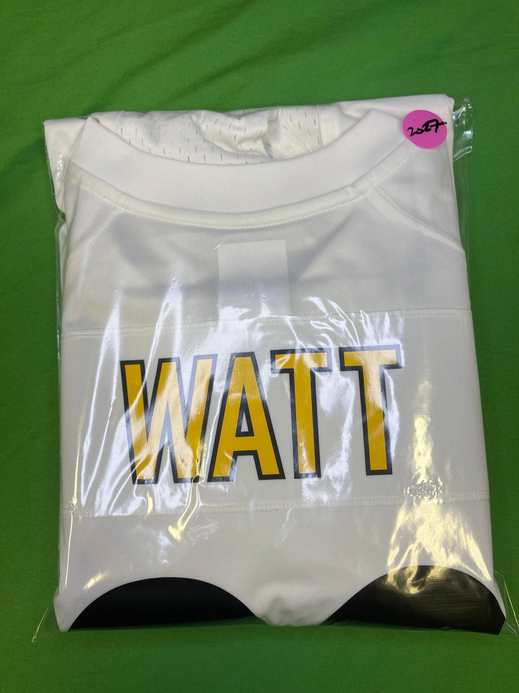 NFL Pittsburgh Steelers T J Watt #90 Game Jersey Men's Medium NWT