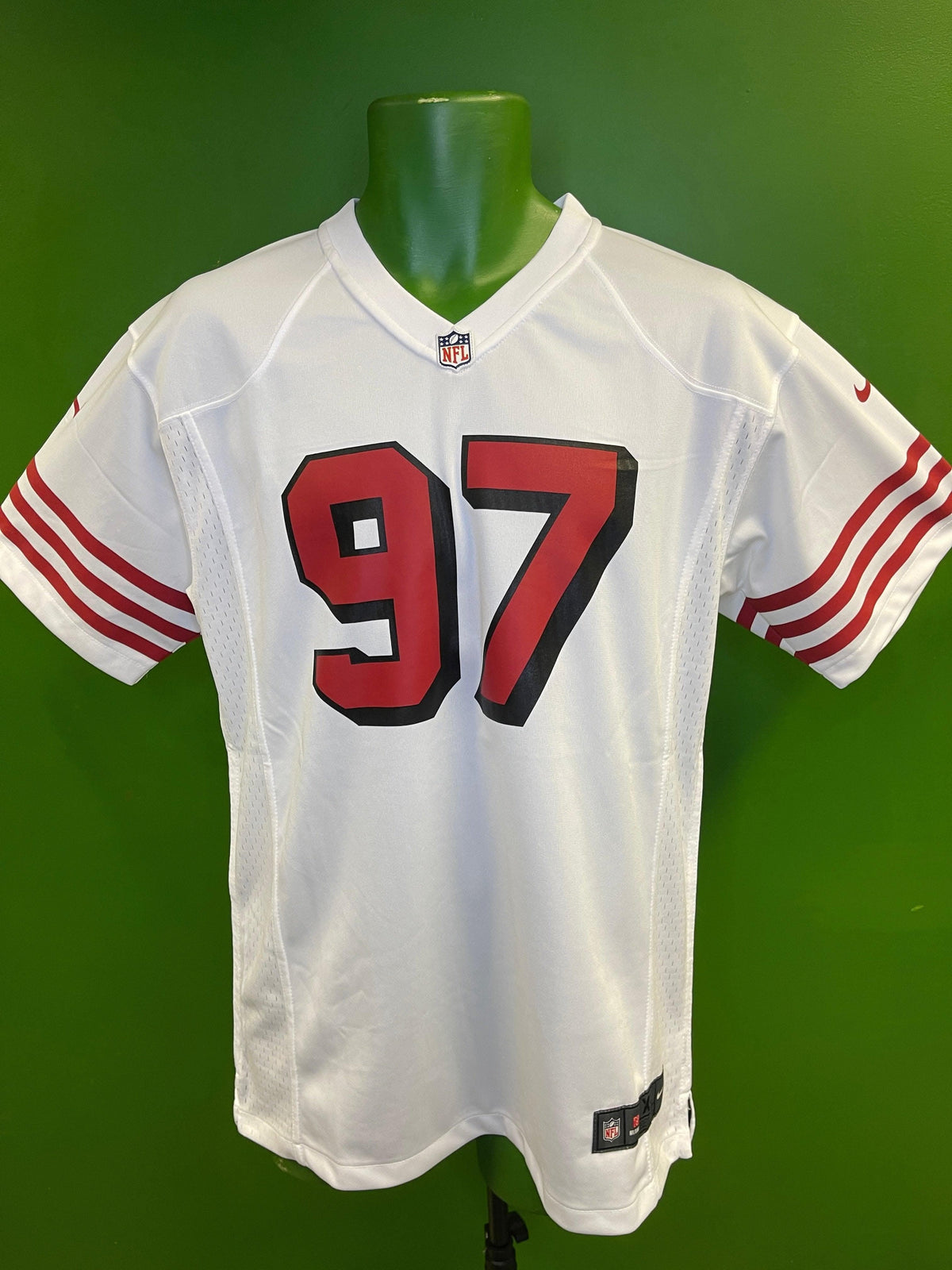 NFL San Francisco 49ers Nick Bosa Game Jersey Youth X-Large NWT