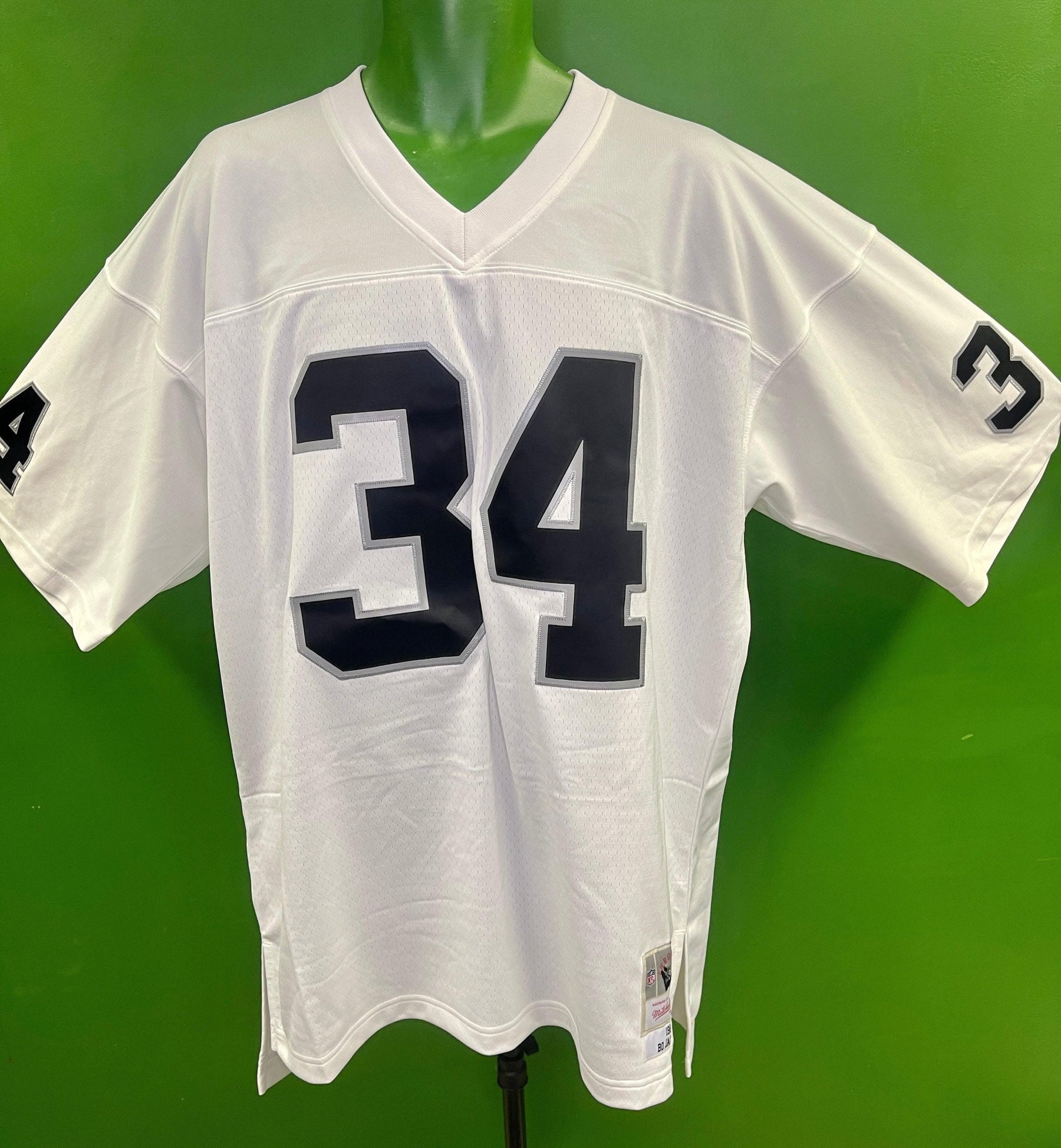 NFL Las Vegas Raiders Bo Jackson #34 Mitchell & Ness Jersey Men's X-Large NWT