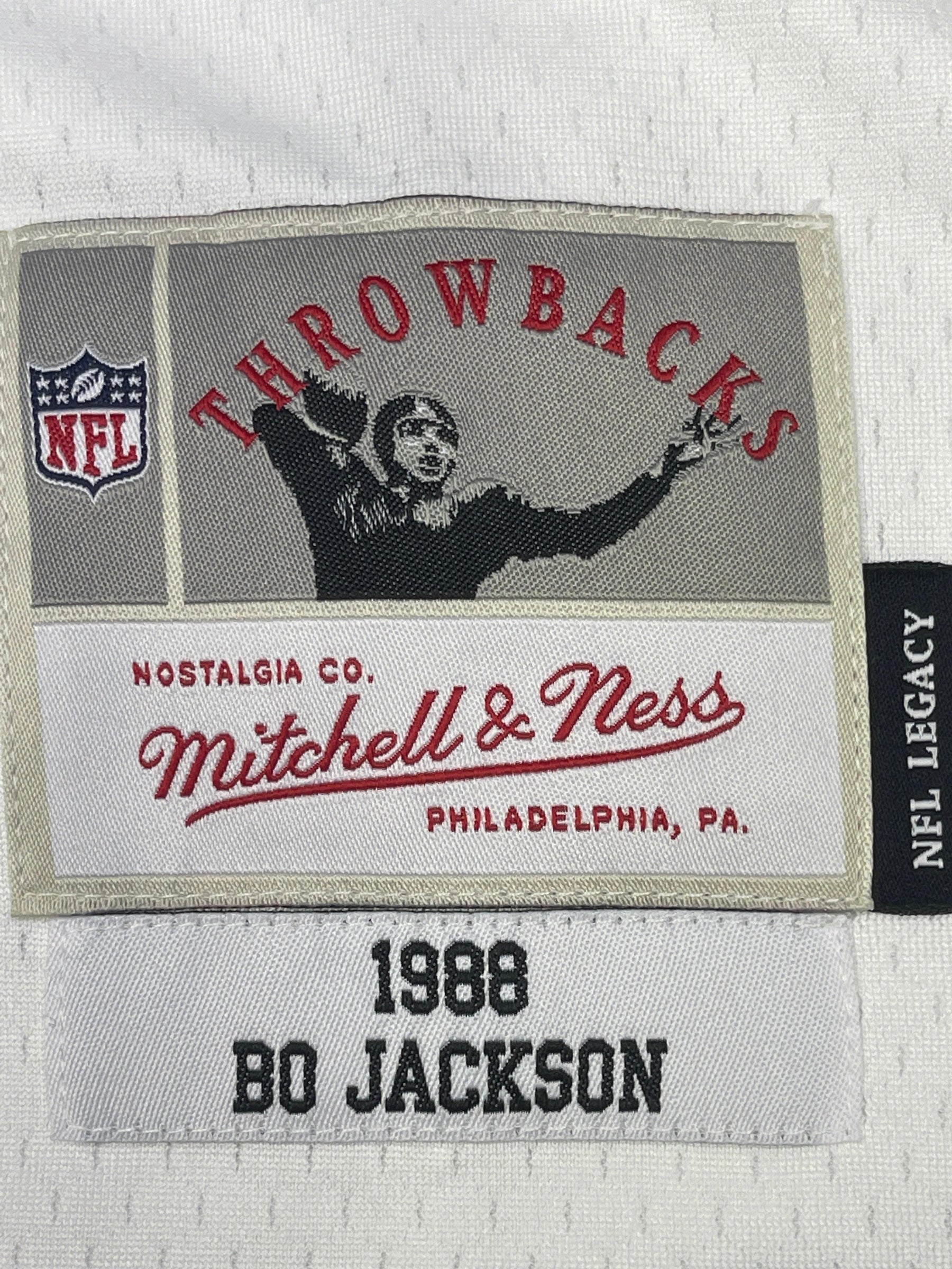 NFL Las Vegas Raiders Bo Jackson #34 Mitchell & Ness Jersey Men's X-Large NWT