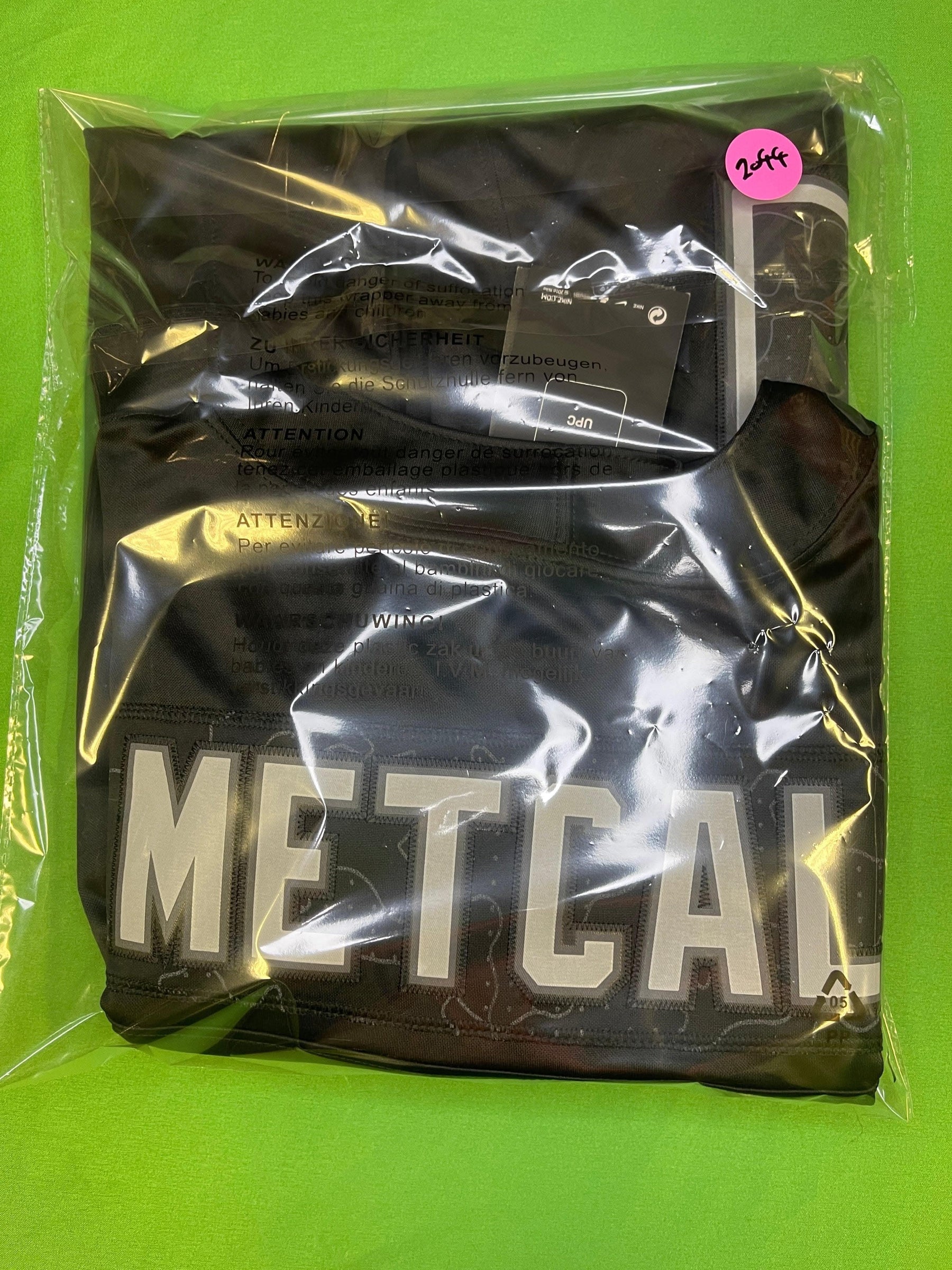 NFL Seattle Seahawks Metcalf #14 Reflective Black Limited Jersey Men's Medium NWT