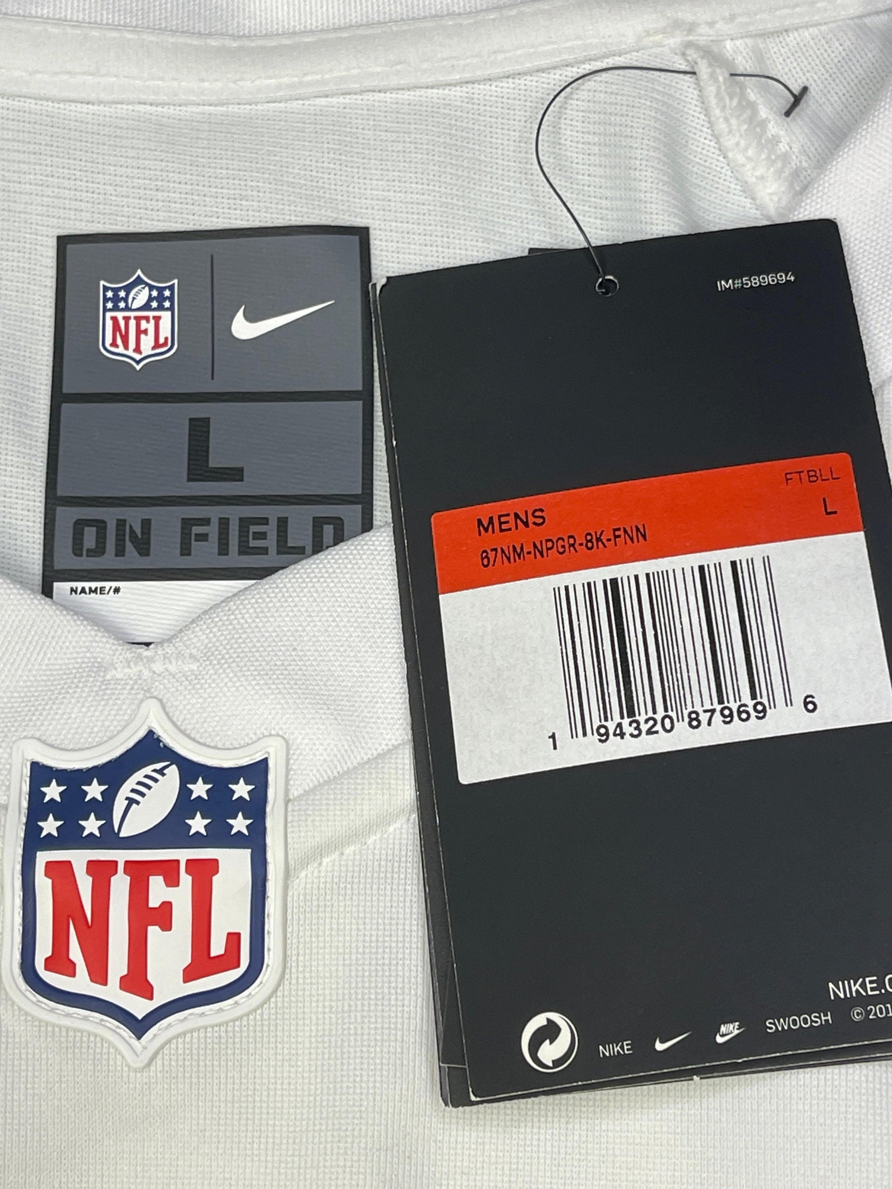 NFL New England Patriots Mac Jones #10 Game Jersey Men's Large NWT