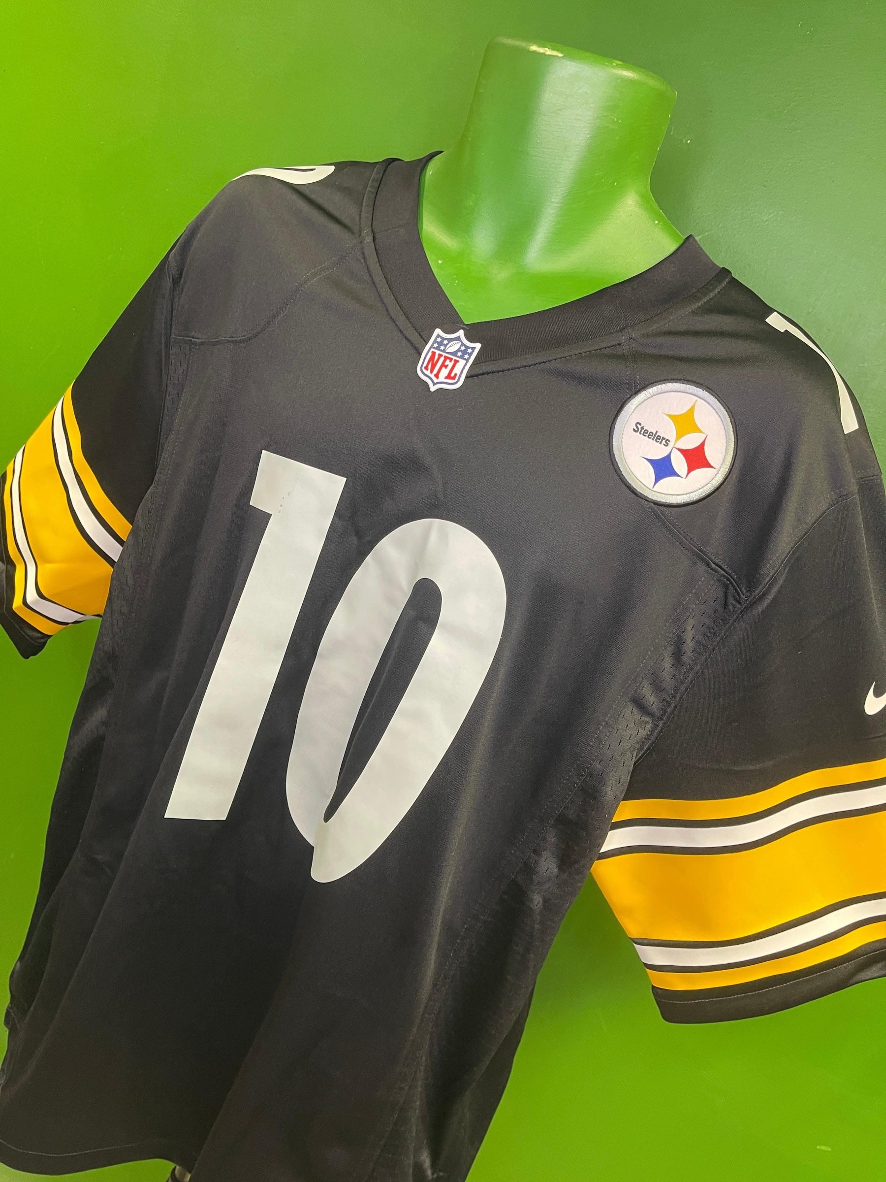 NFL Pittsburgh Steelers Mitch Trubisky #10 Game Jersey Men's Large NWT