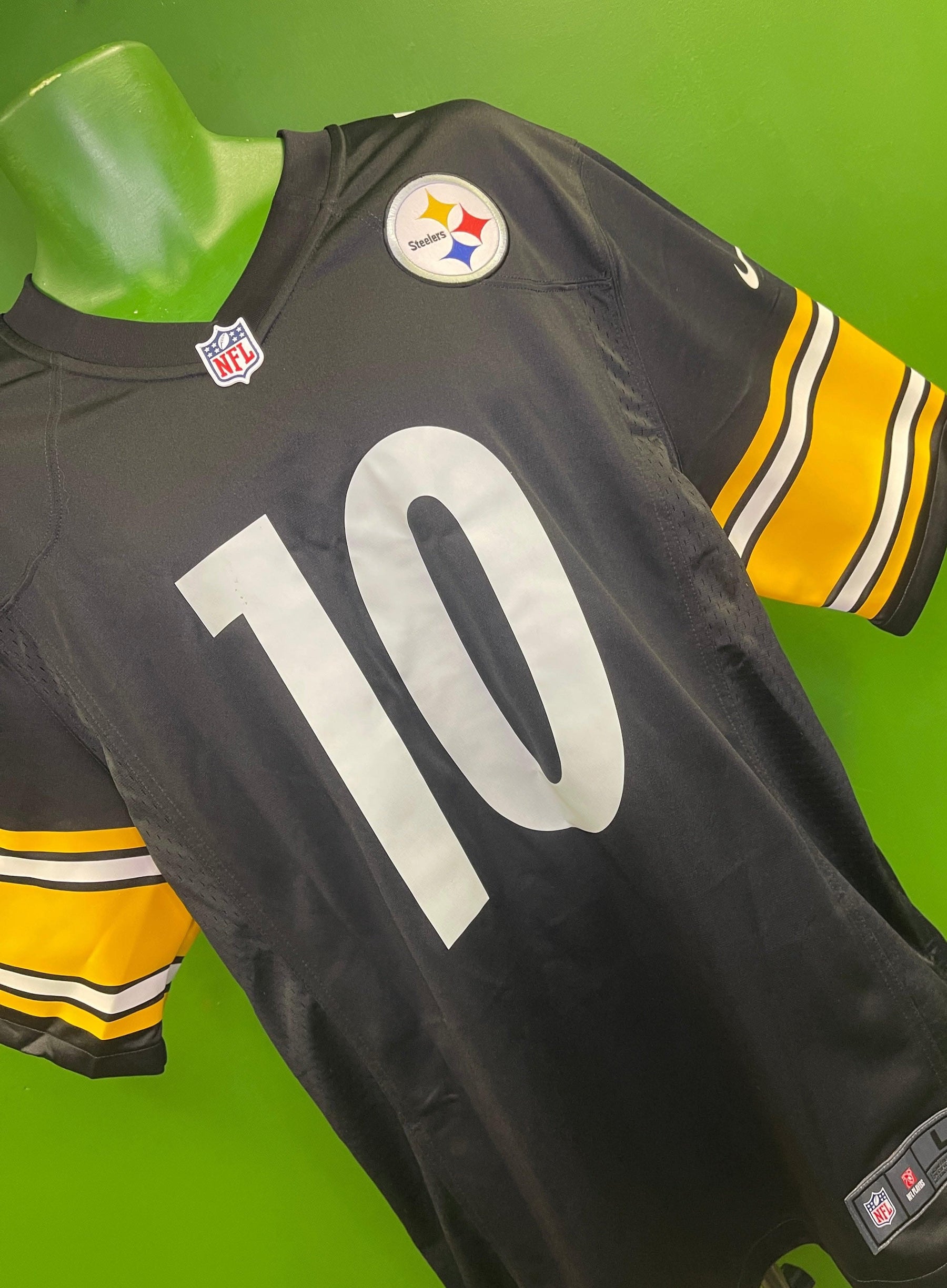 NFL Pittsburgh Steelers Mitch Trubisky #10 Game Jersey Men's Large NWT