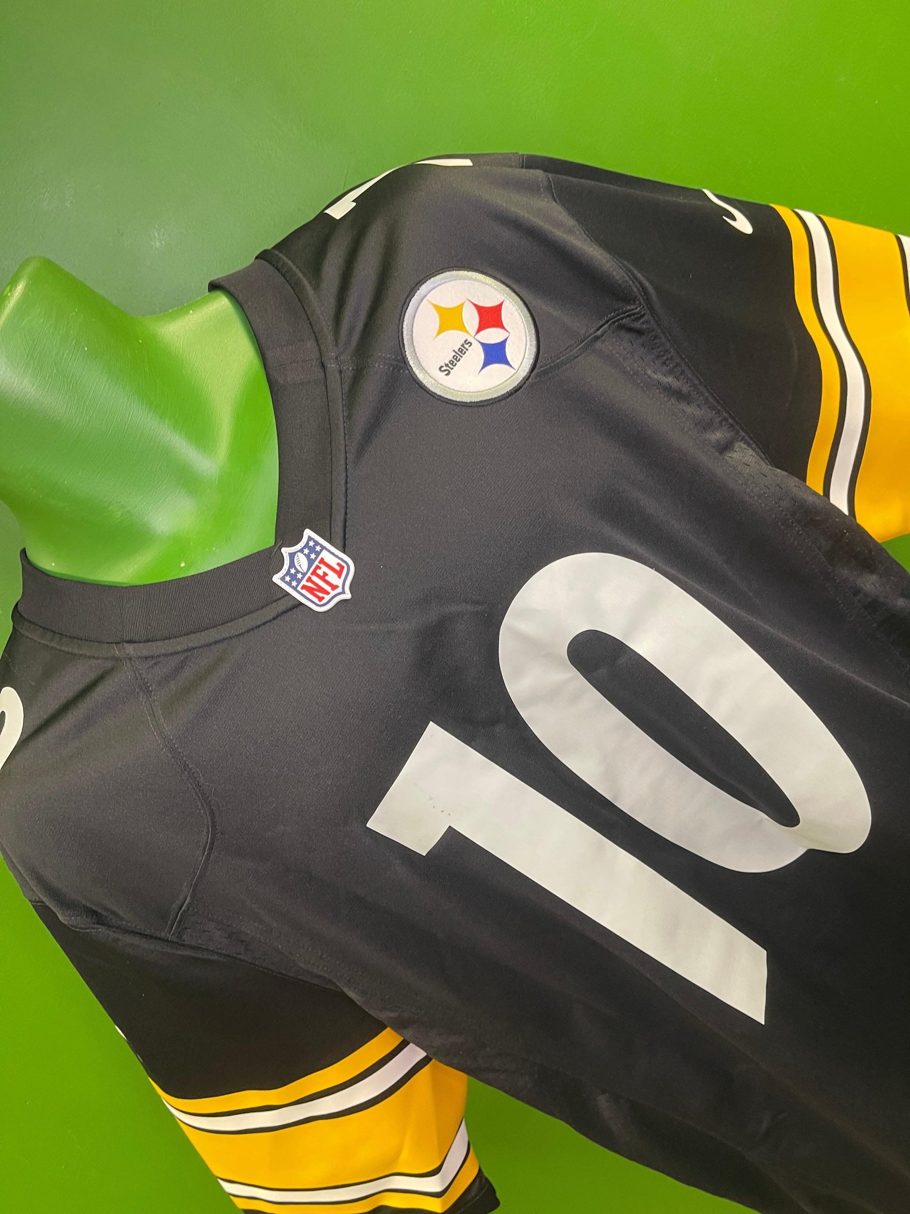 NFL Pittsburgh Steelers Mitch Trubisky #10 Game Jersey Men's Large NWT