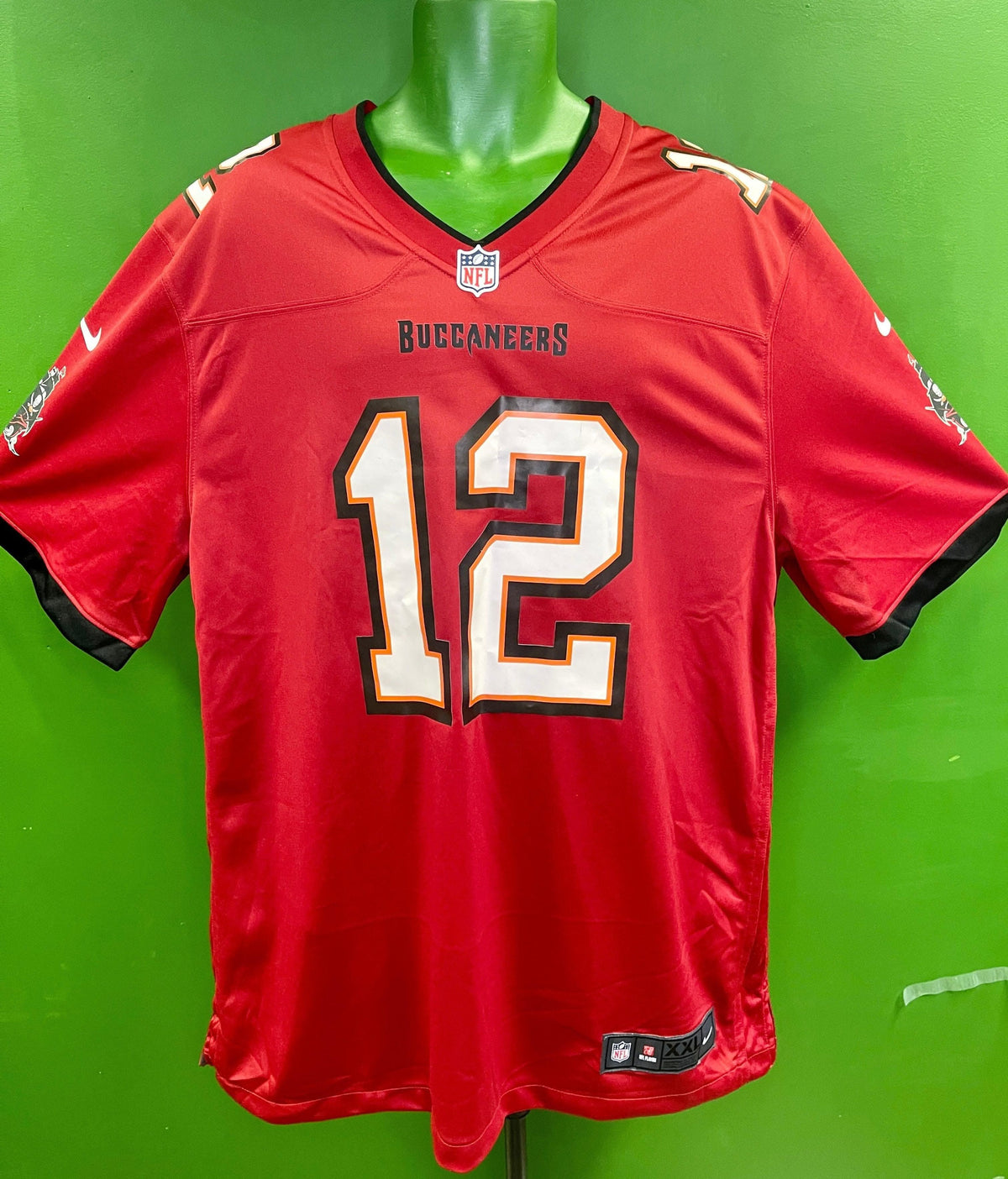 NFL Tampa Bay Buccaneers Tom Brady #12 Game Jersey Men's 2X-Large NWT