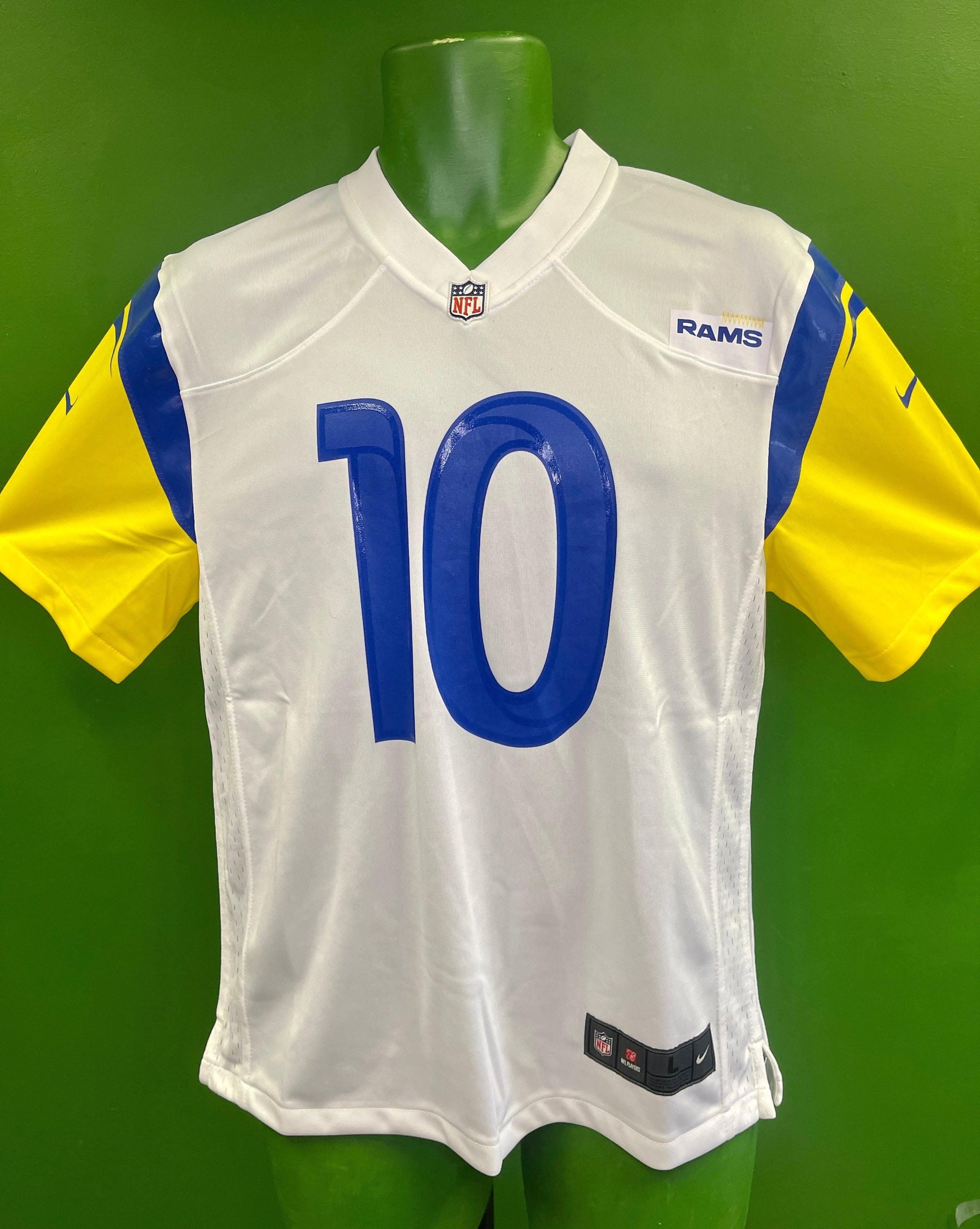 NFL Los Angeles Rams Cooper Kupp #10 Game Jersey Youth Large 14-16 NWT
