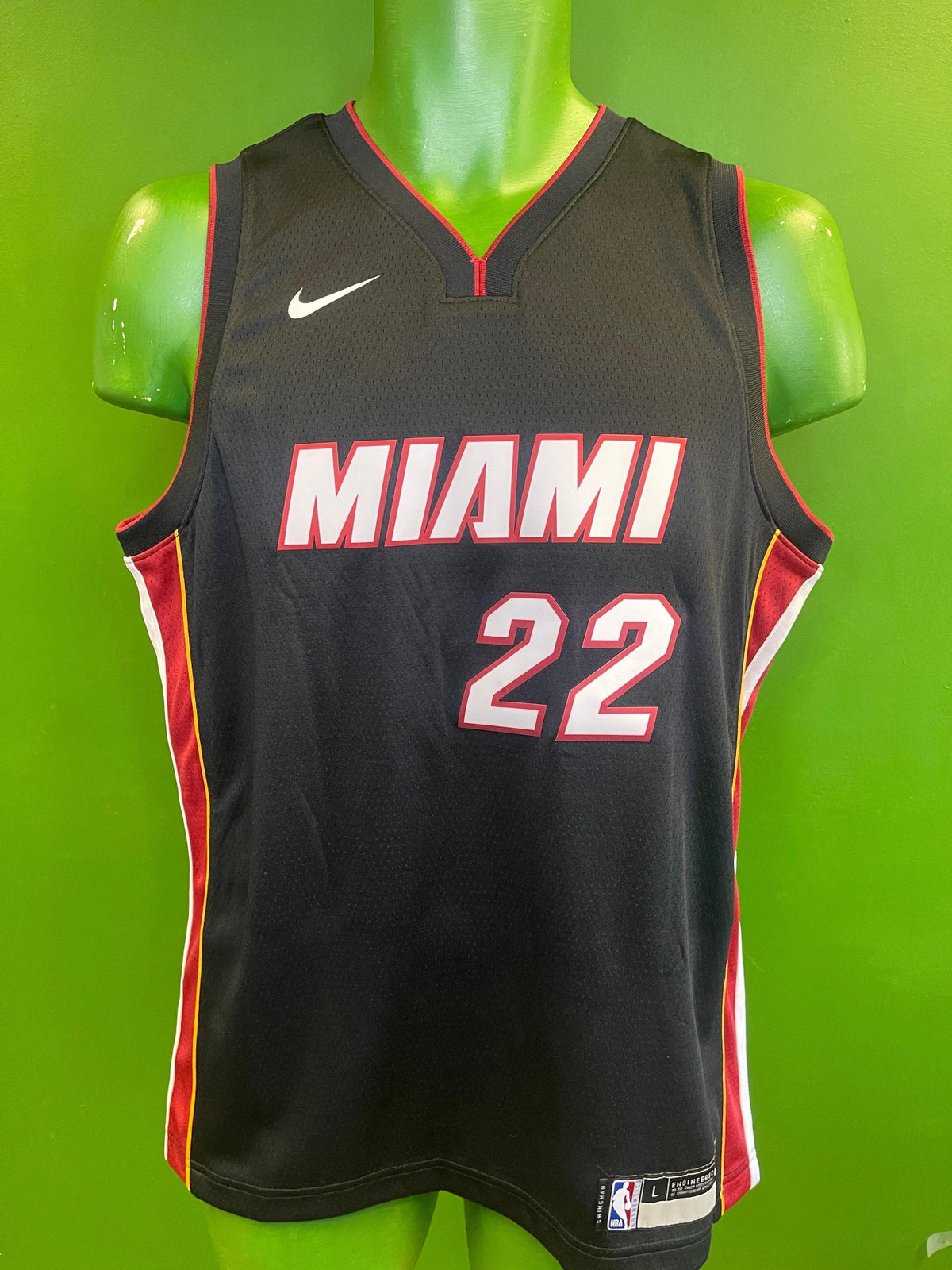 NBA Miami Heat Jimmy Butler Swingman Icon Jersey Youth Large 14-16 NWT