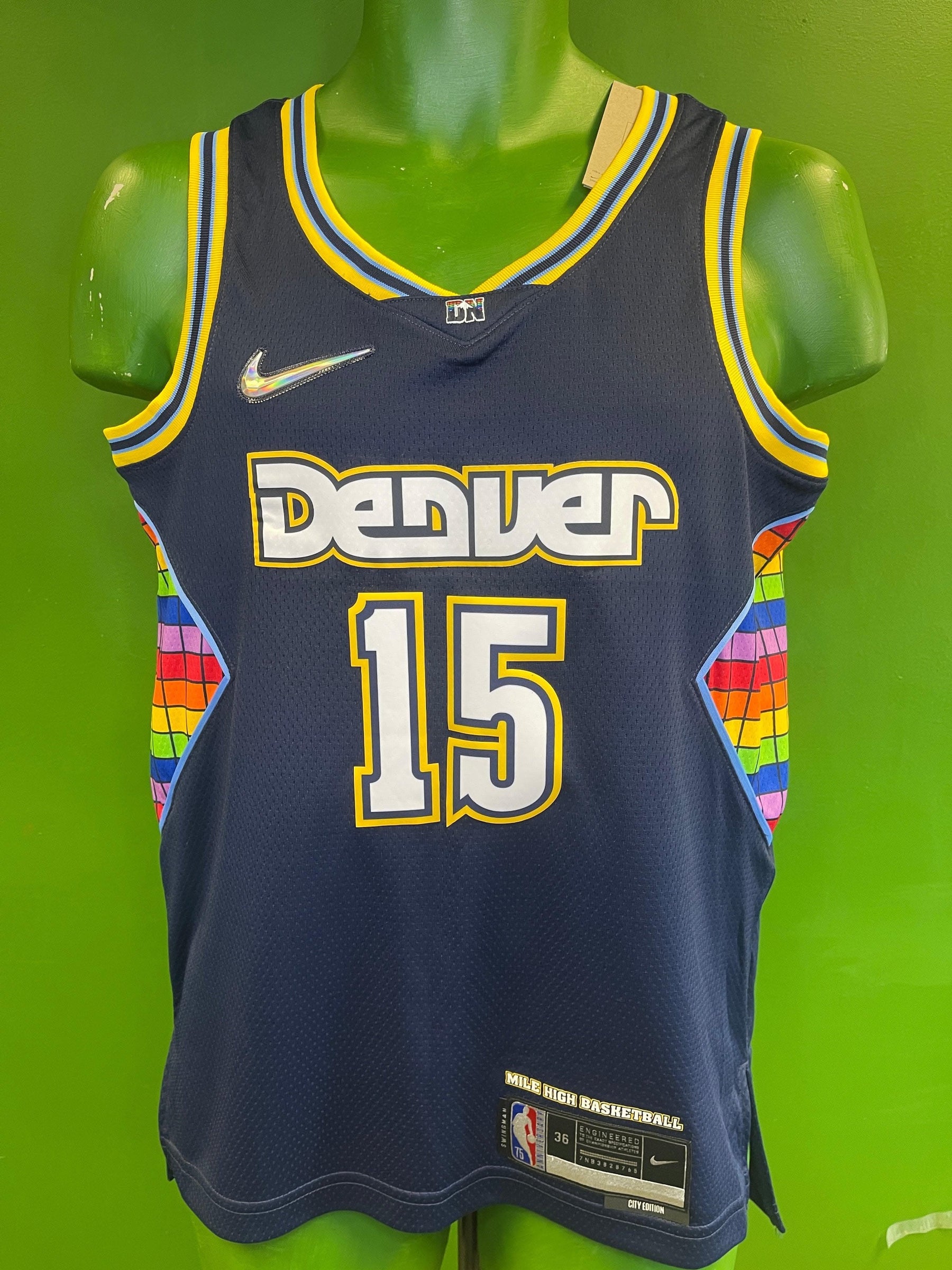 NBA Denver Nuggets Nikola Jokic City Edition Swingman Jersey Men's X-Small NWT