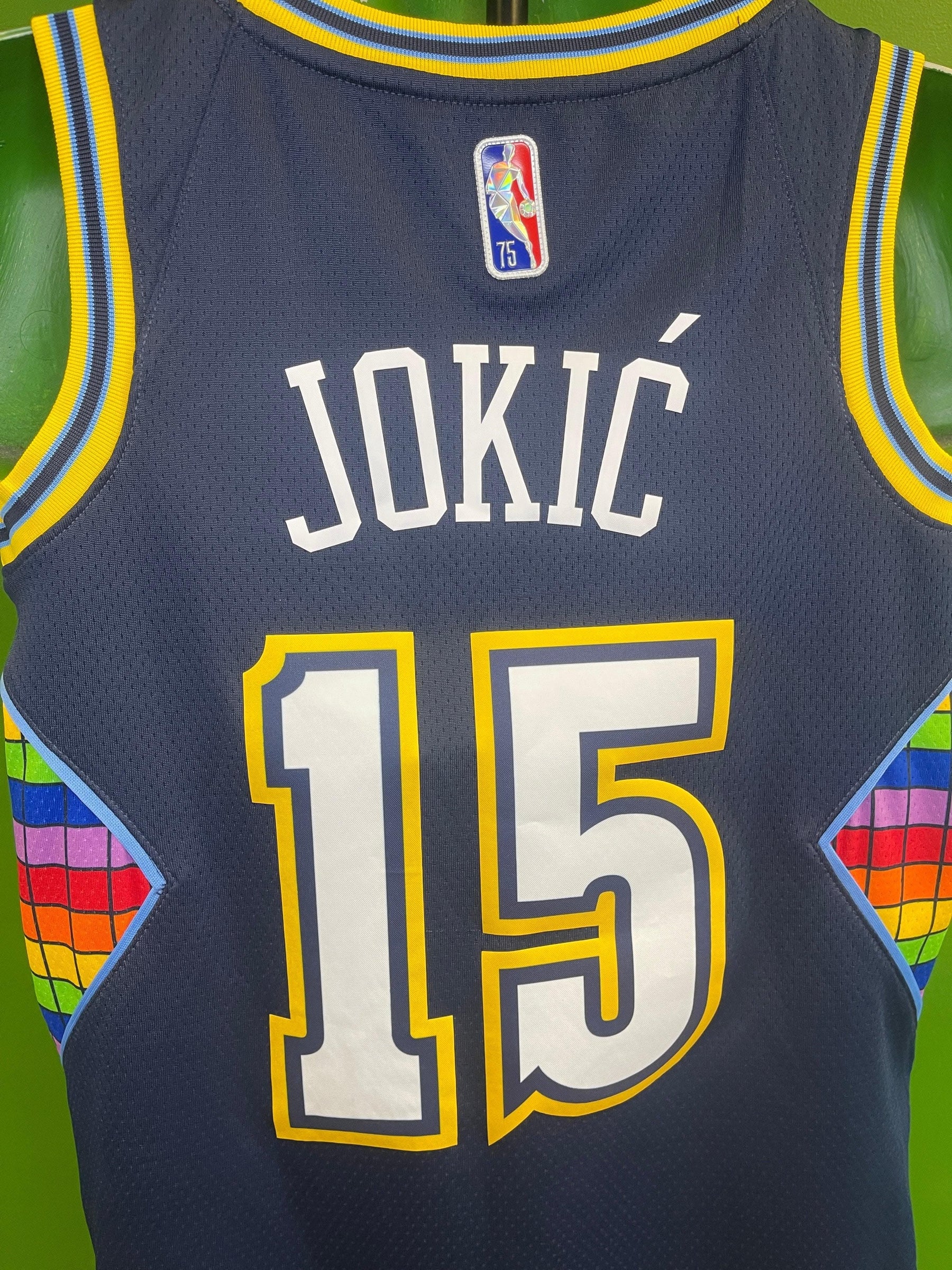 NBA Denver Nuggets Nikola Jokic City Edition Swingman Jersey Men's X-Small NWT