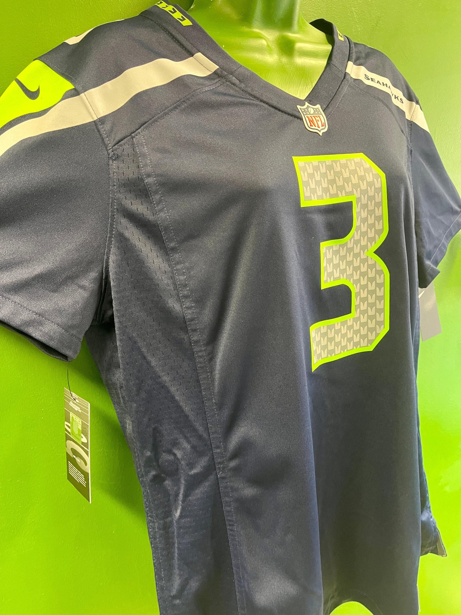 NFL Seattle Seahawks Russell Wilson #3 Game Jersey Women's X-Large NWT