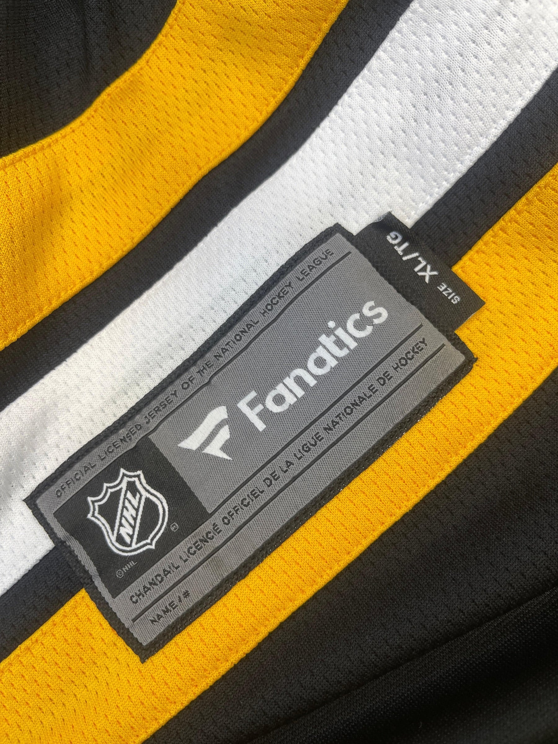 NHL Boston Bruins Zdeno Chára Fanatics Breakaway Jersey Stitched Men's X- Large NWOT