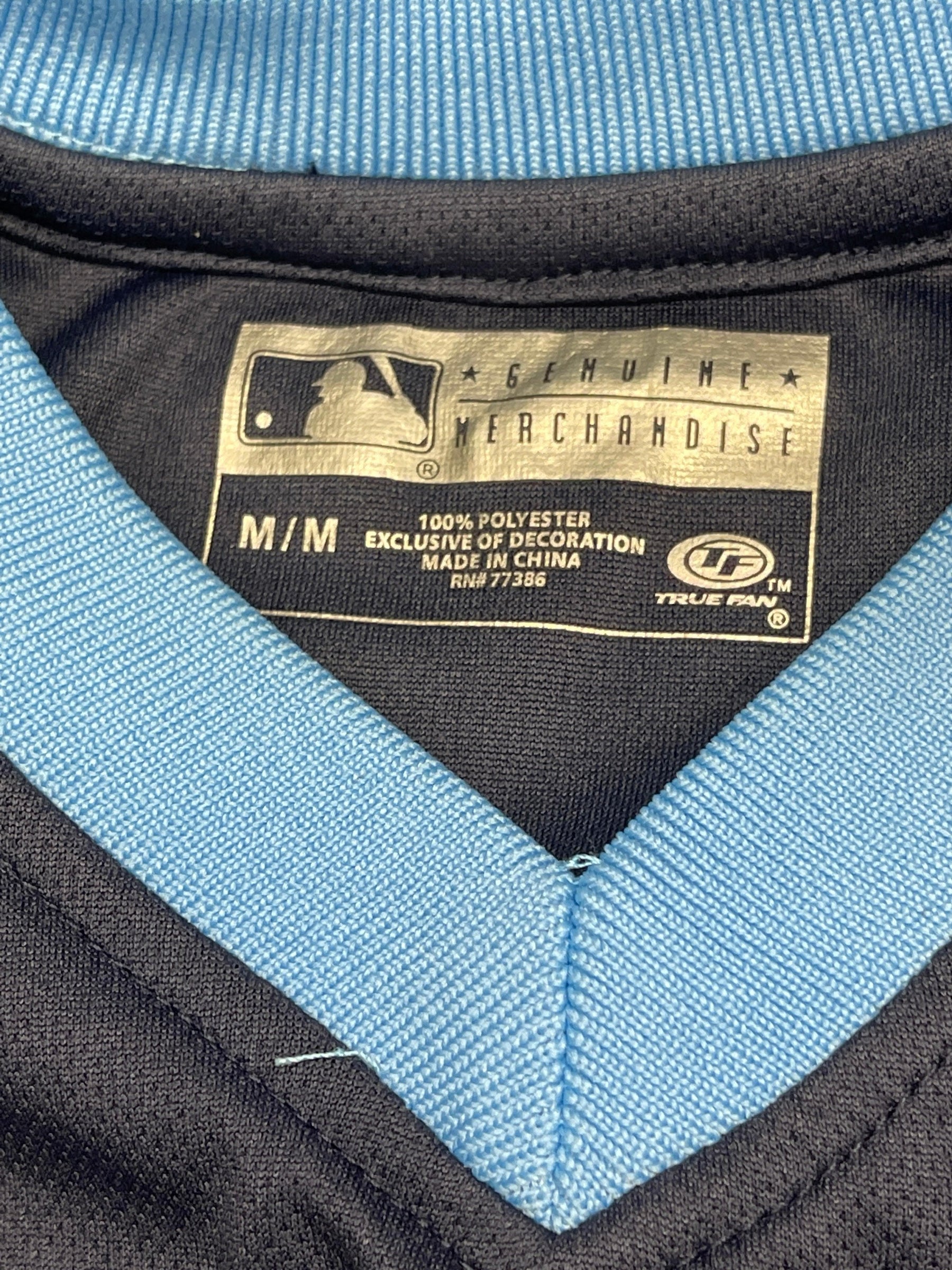 MLB Tampa Bay Rays Jersey-Style Top Youth Medium 10-12