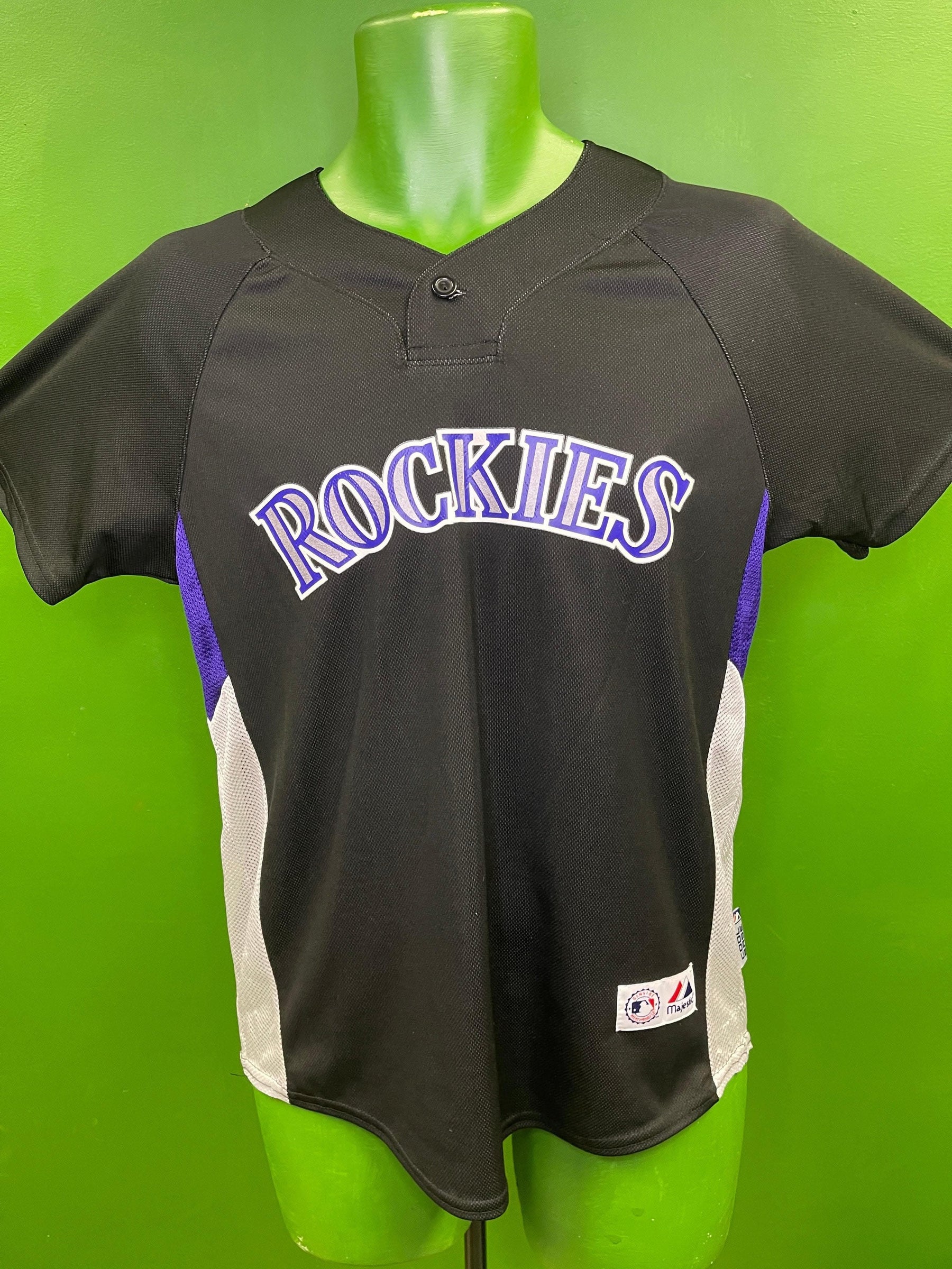 MLB Colorado Rockies Tulowitzki #2 Majestic Jersey Style Top Youth Large