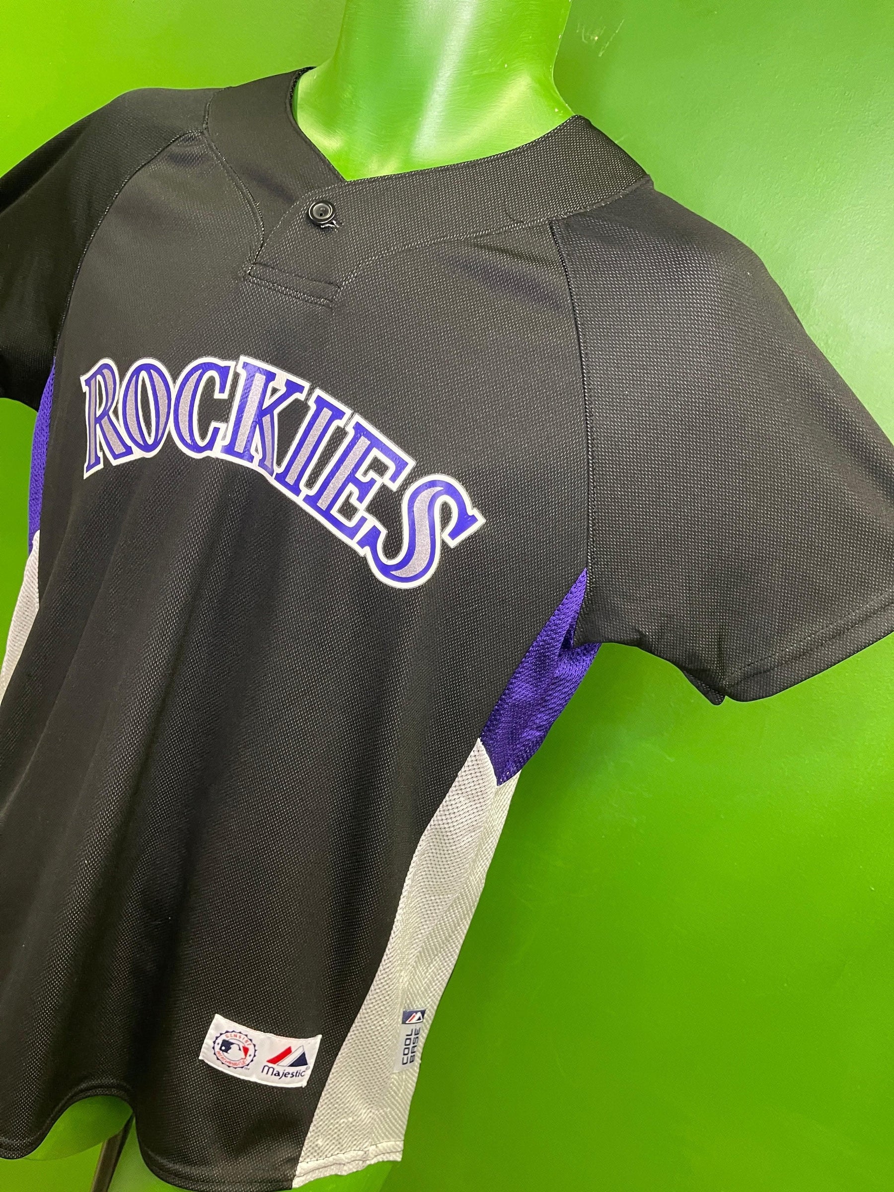 MLB Colorado Rockies Tulowitzki #2 Majestic Jersey Style Top Youth Large