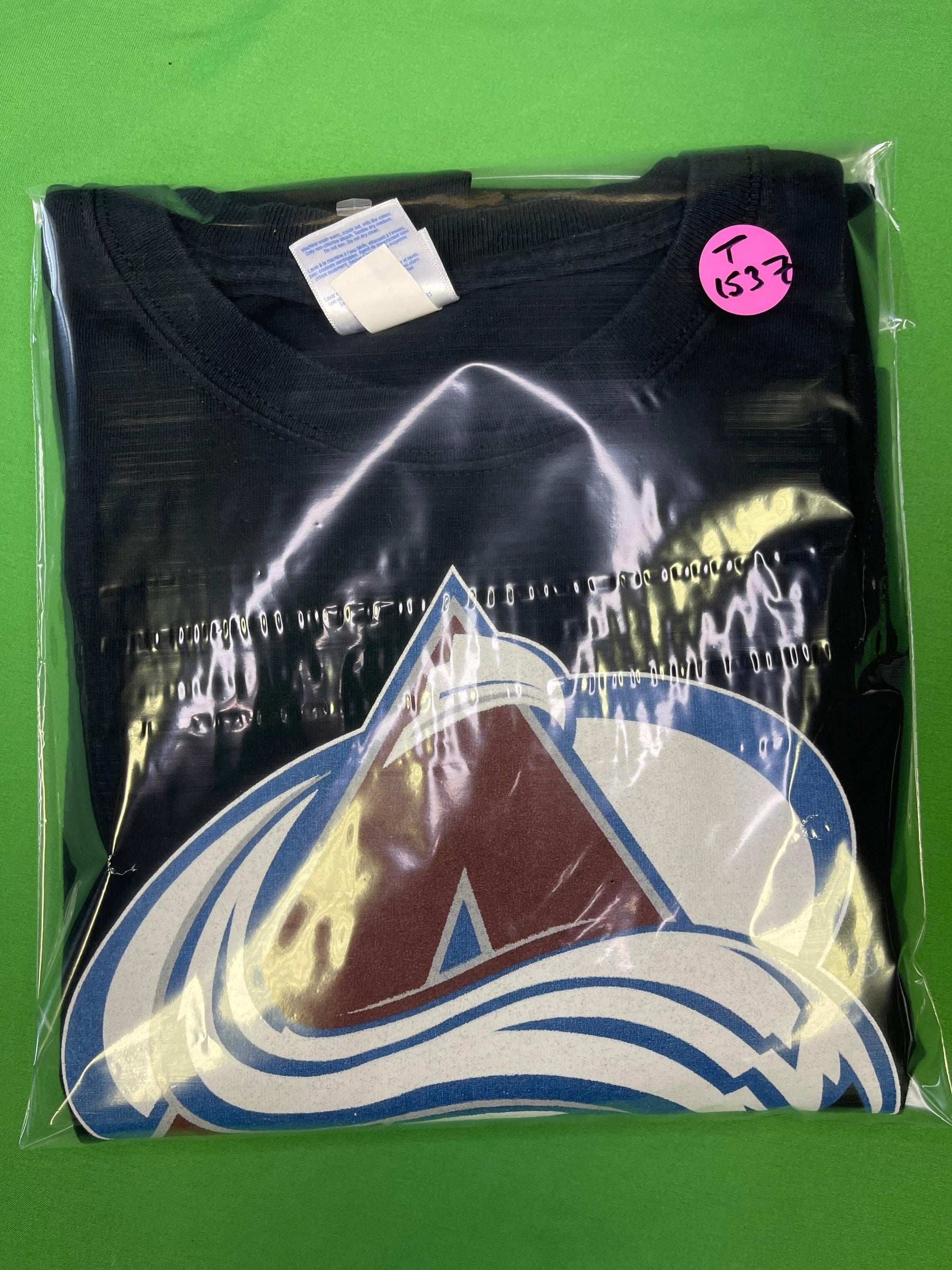 NHL Colorado Avalanche Black T-Shirt Youth Large
