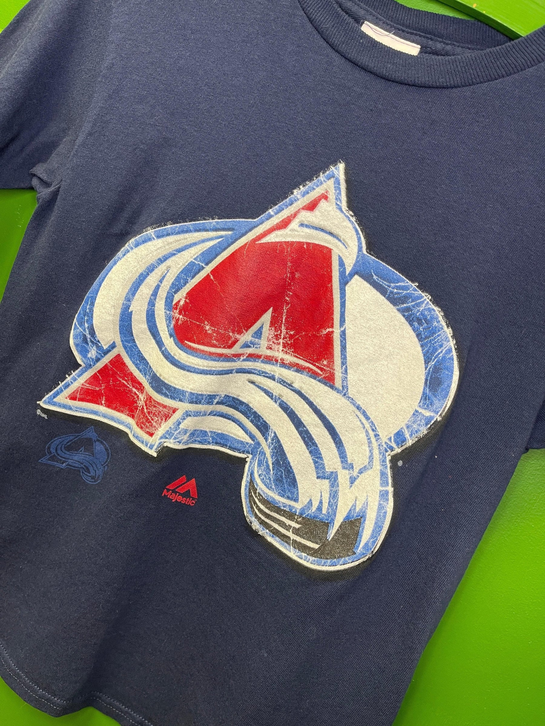 NHL Colorado Avalanche Dark Blue T-shirt Youth Medium