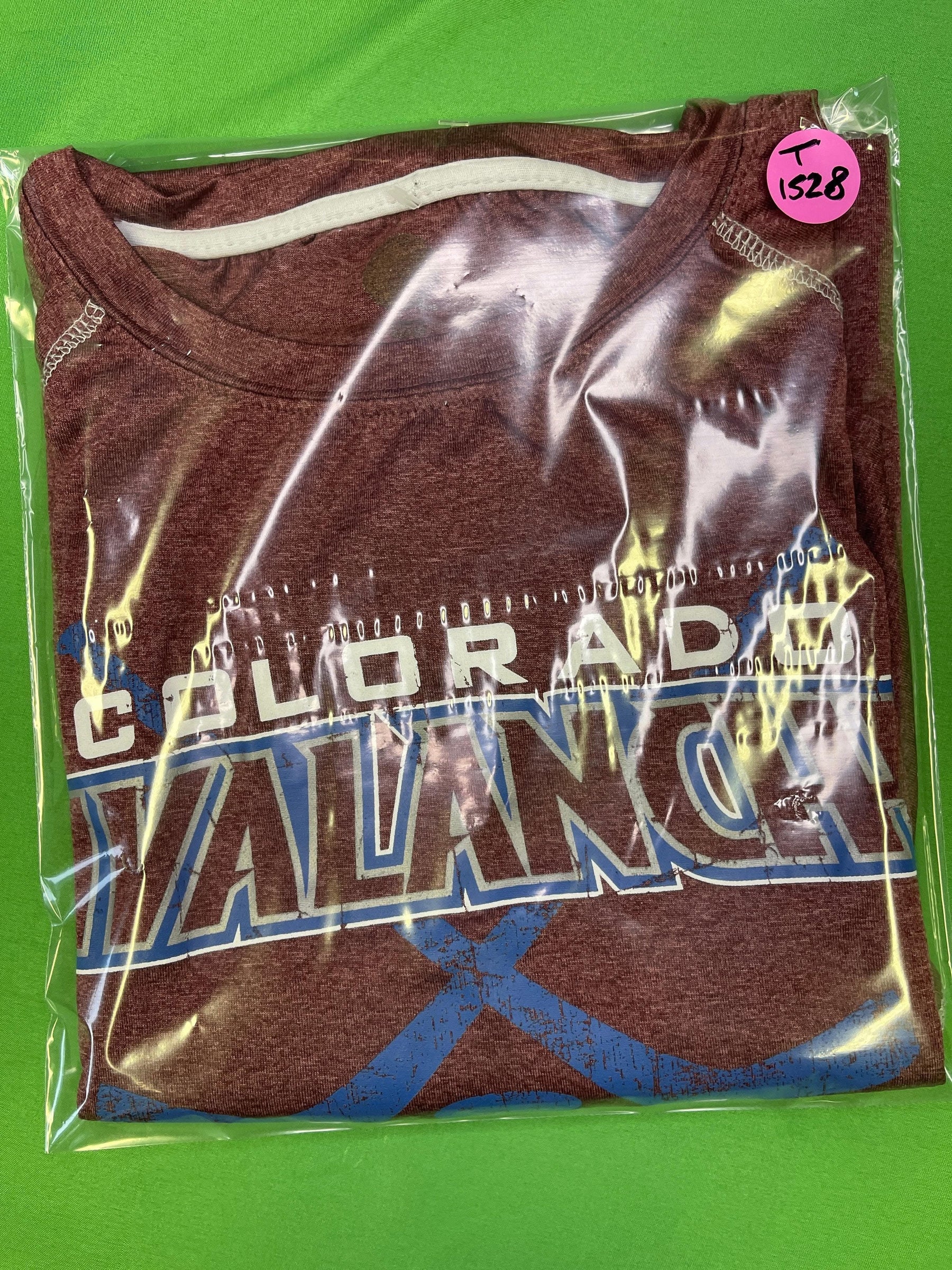 NHL Colorado Avalanche Maroon Sports T-Shirt Men's Large