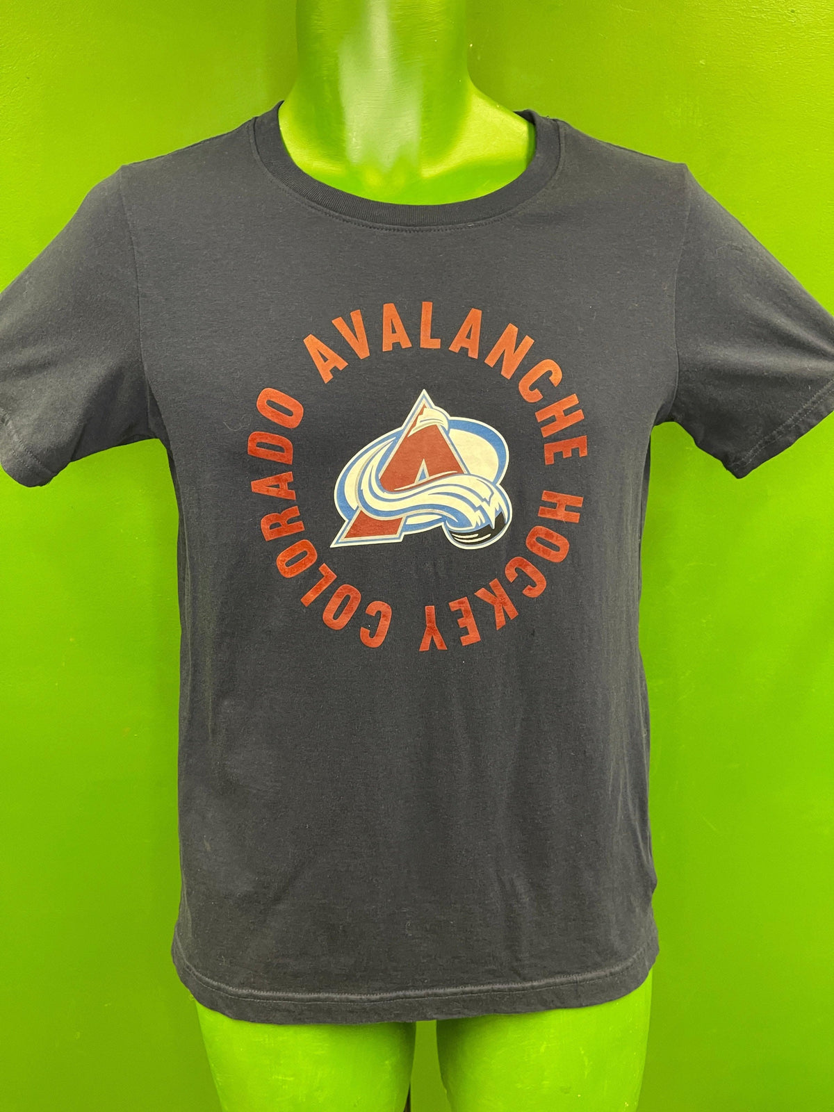 NHL Colorado Avalanche Dark Blue T-shirt Youth Large 12-14