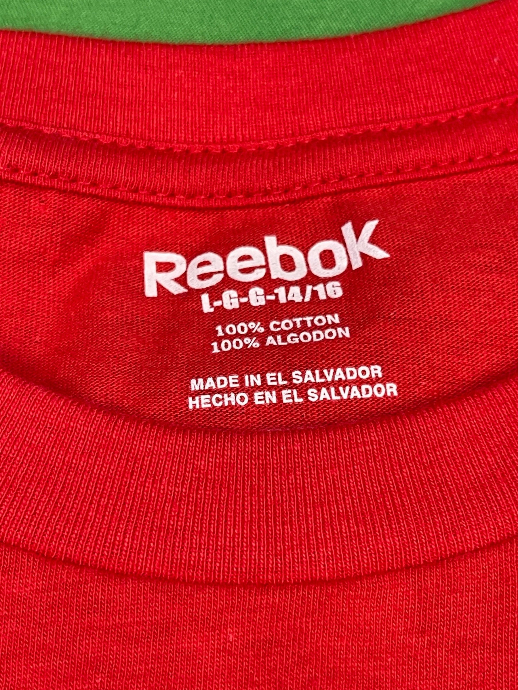 NHL Detroit Red Wings Reebok Red T-Shirt Youth Large 14-16