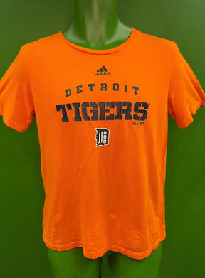 MLB Detroit Tigers Adidas Orange T-Shirt Youth Large 14-16