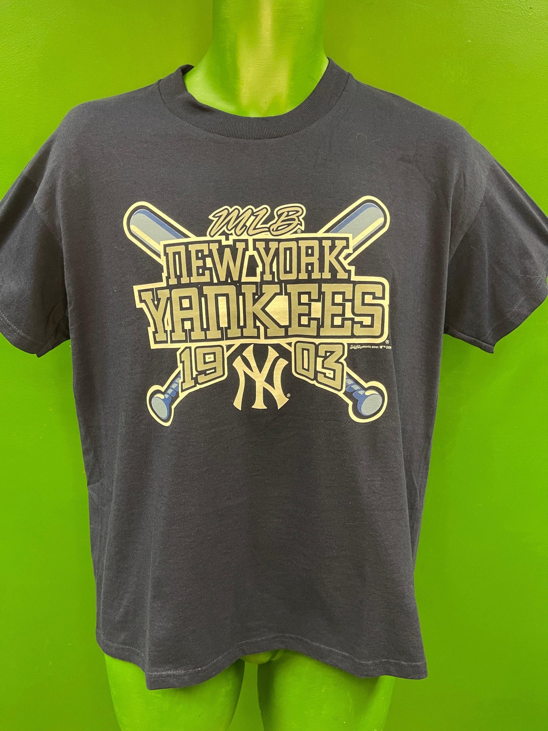 MLB New York Yankees Dark Blue T-Shirt Youth X-Large