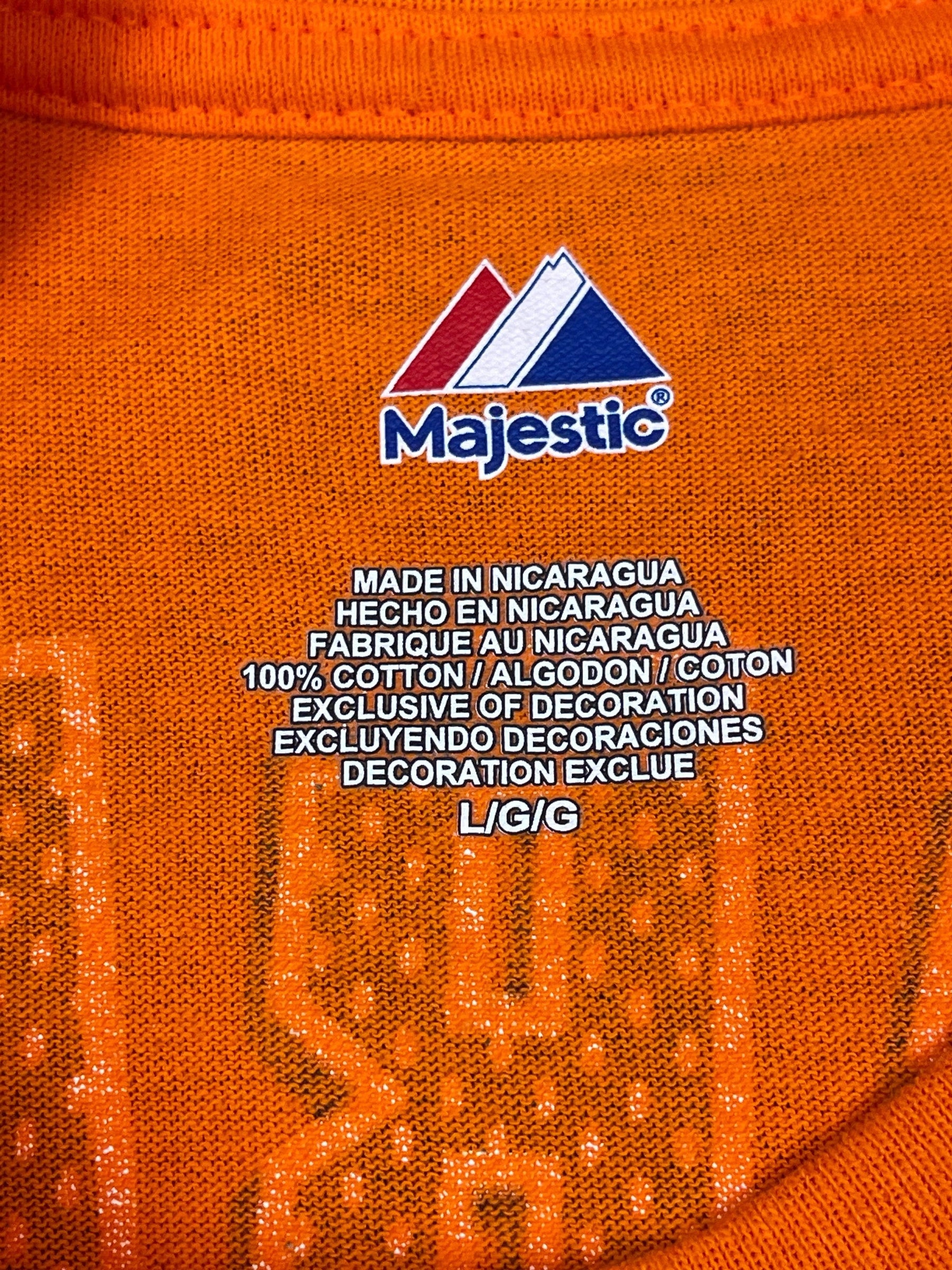MLB San Francisco Giants Cabrera #53 Orange T-Shirt Men's Large