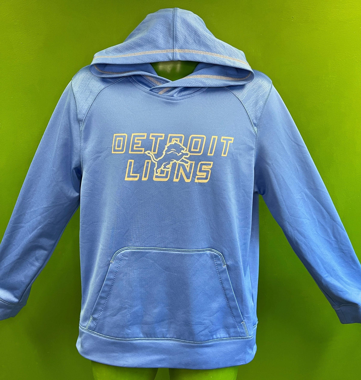 NFL Detroit Lions TX3 Warm Pullover Hoodie Men's Medium