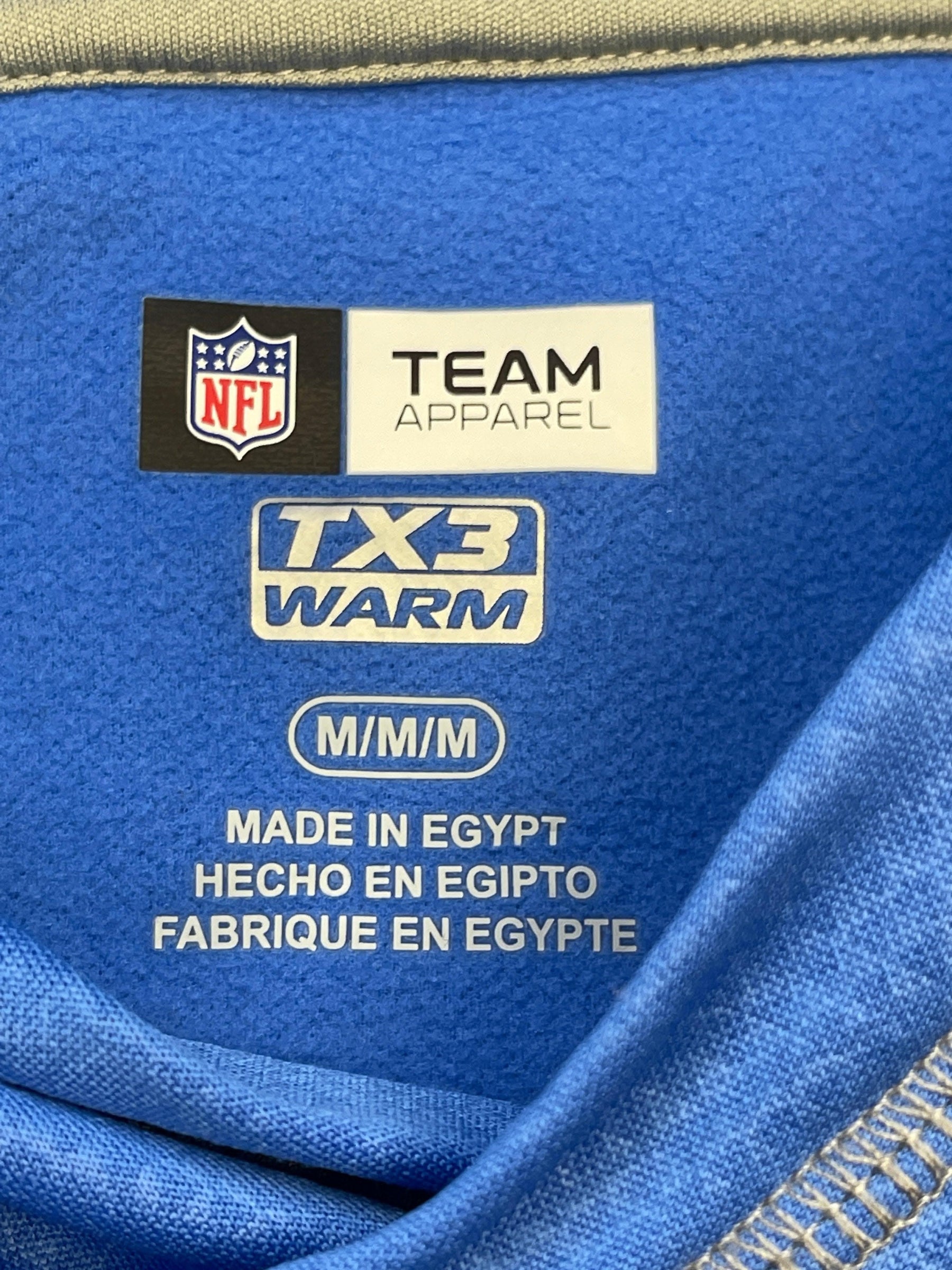 NFL Detroit Lions TX3 Warm Pullover Hoodie Men's Medium