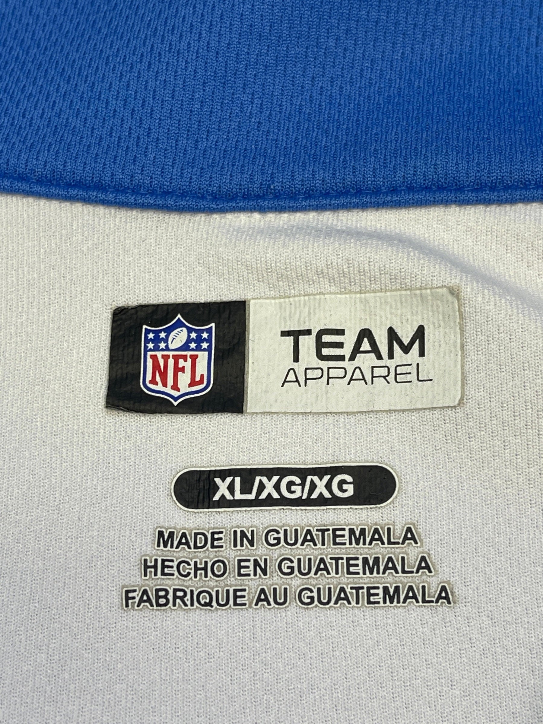 NFL Detroit Lions 1/4 Zip Wicking Pullover Top Men's X-Large