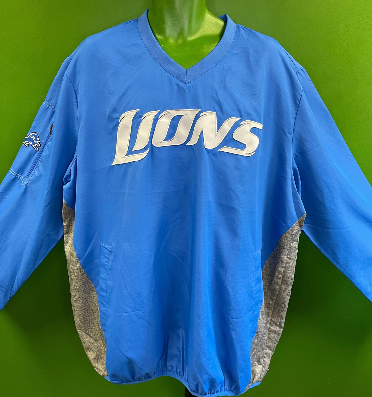 NFL Detroit Lions Stadium Pullover Lightweight Men's 2X-Large