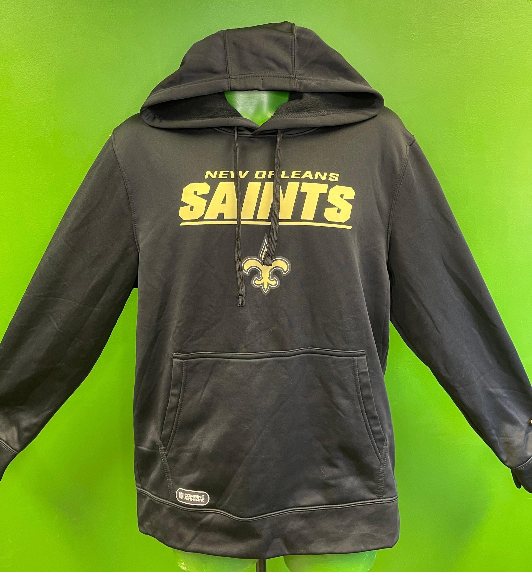 NFL New Orleans Saints New Era Combine Training Hoodie Men's Medium