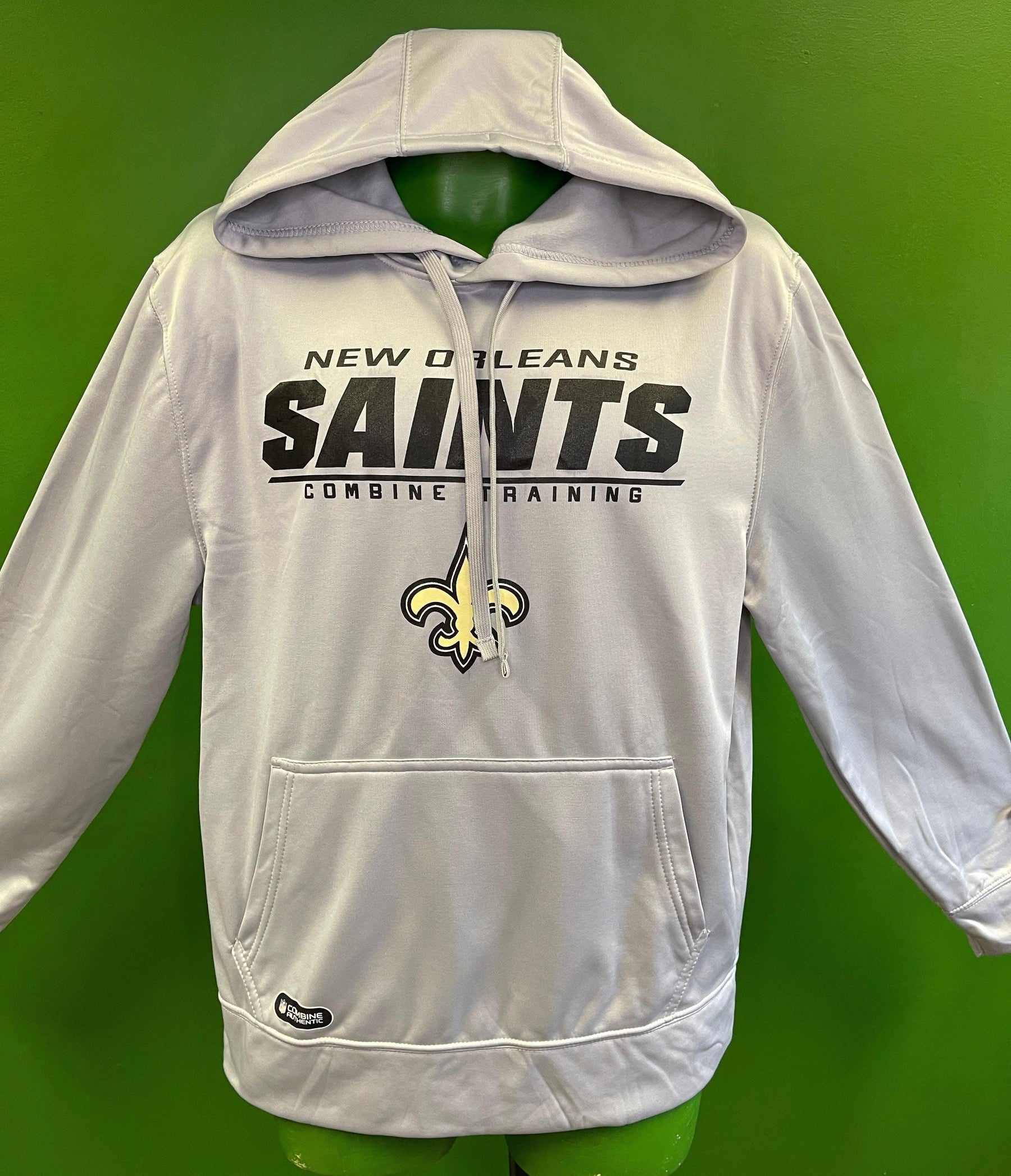 NFL New Orleans Saints New Era Combine Training Hoodie Men's Small NWT