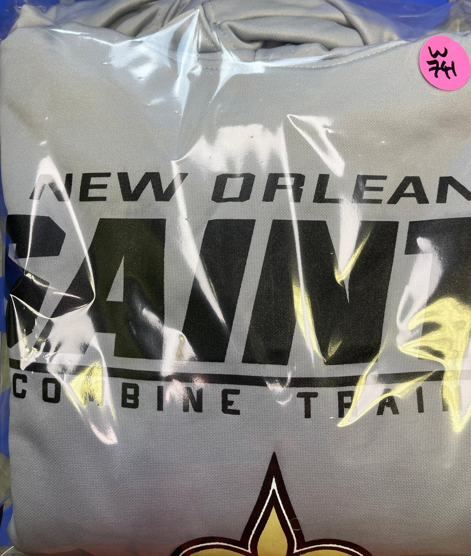 NFL New Orleans Saints New Era Combine Training Hoodie Men's Medium NWT