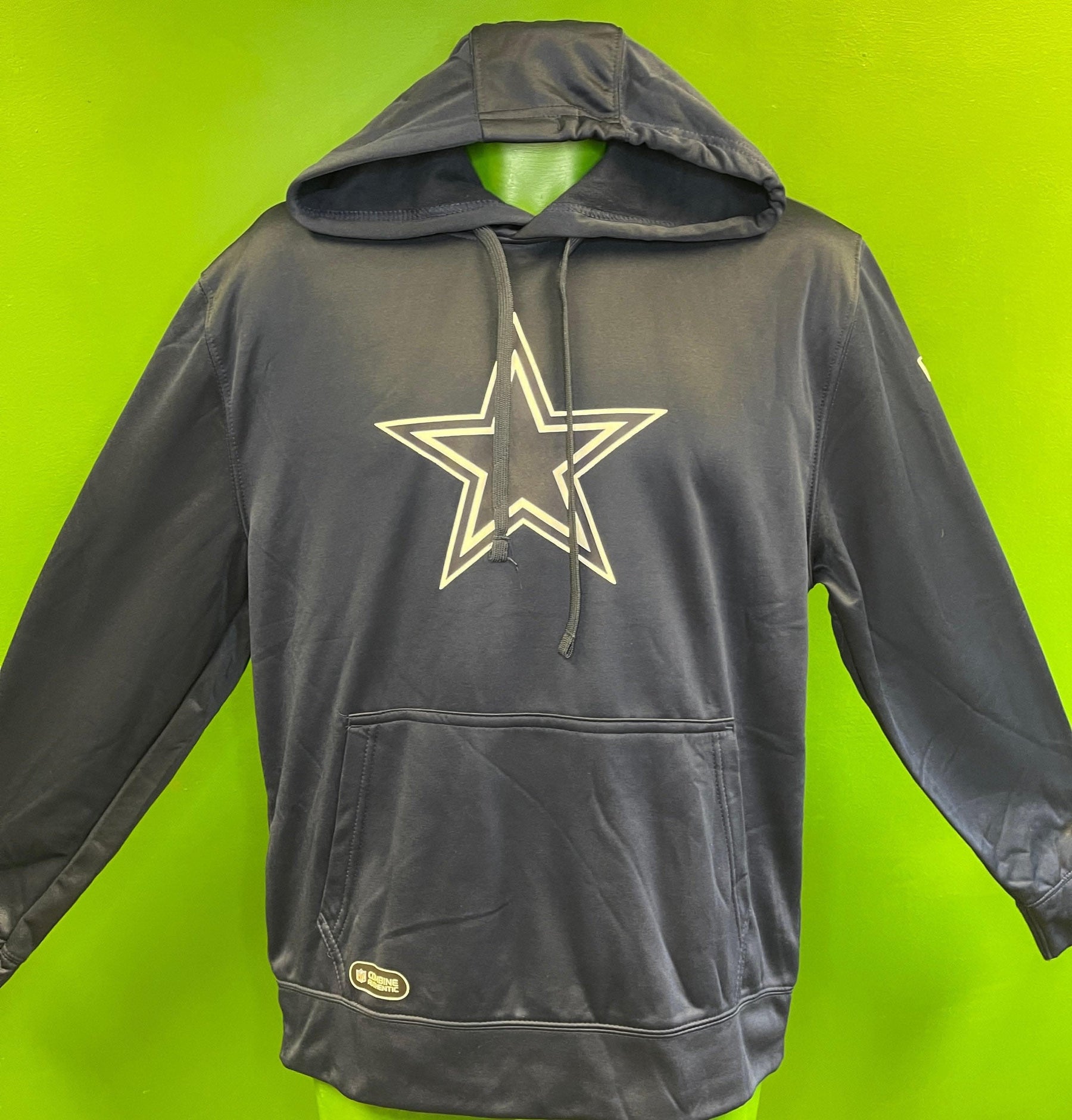 NFL Dallas Cowboys New Era Blue Combine Training Hoodie Men's Medium NWT