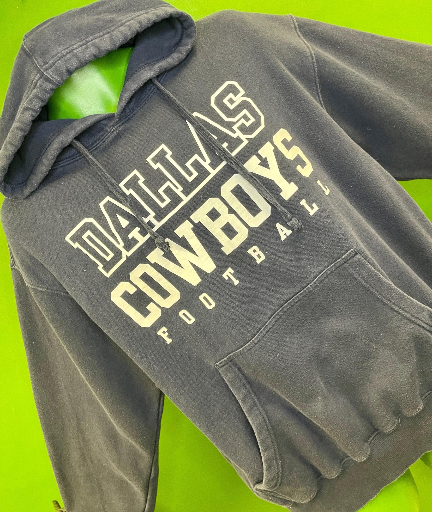 NFL Dallas Cowboys Dark Blue Pullover Hoodie Men's Medium