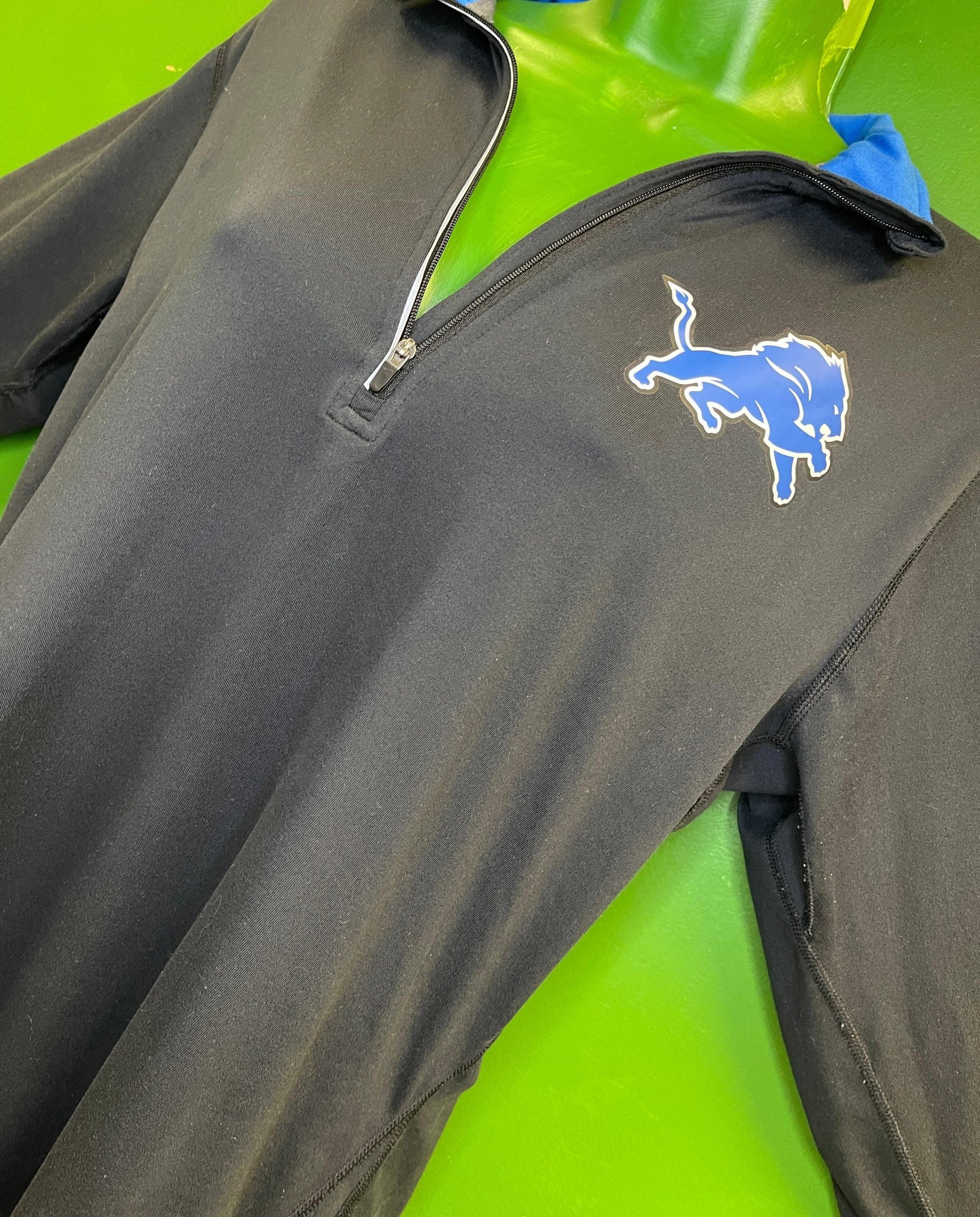 NFL Detroit Lions 1/4 Zip Pullover Women's Large
