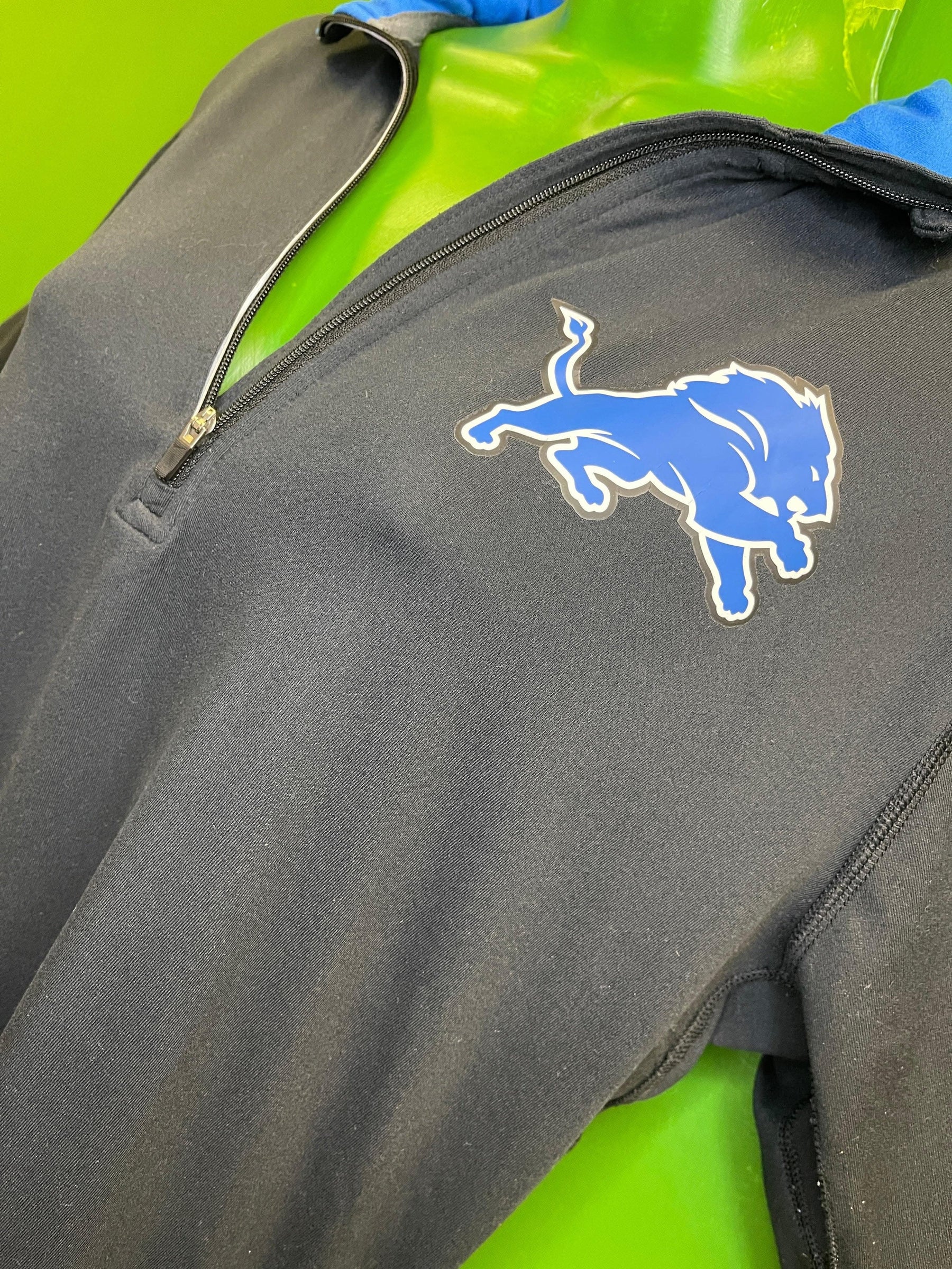 NFL Detroit Lions 1/4 Zip Pullover Women's Large
