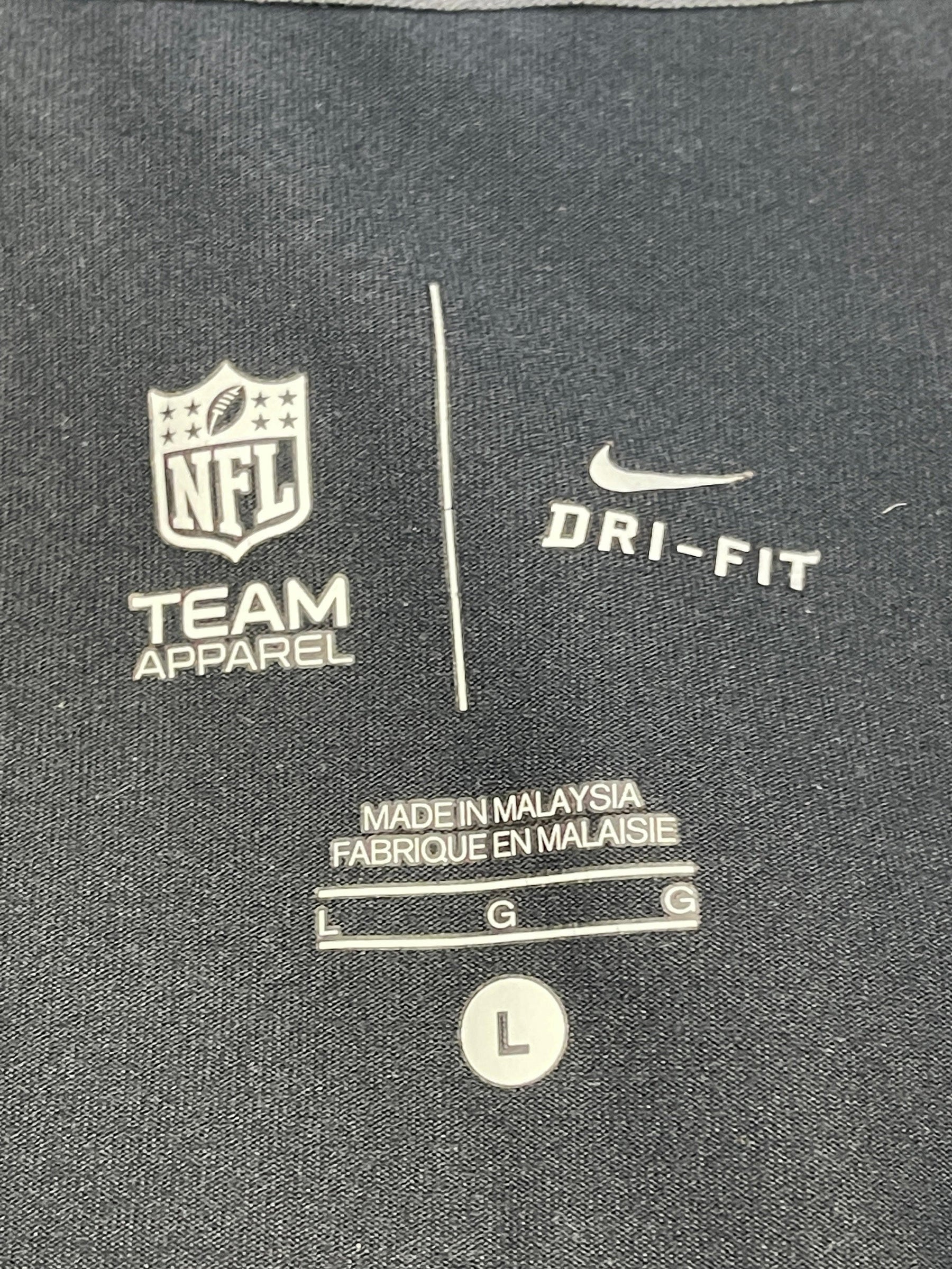 NFL Detroit Lions 1/4 Zip Pullover Women's Large