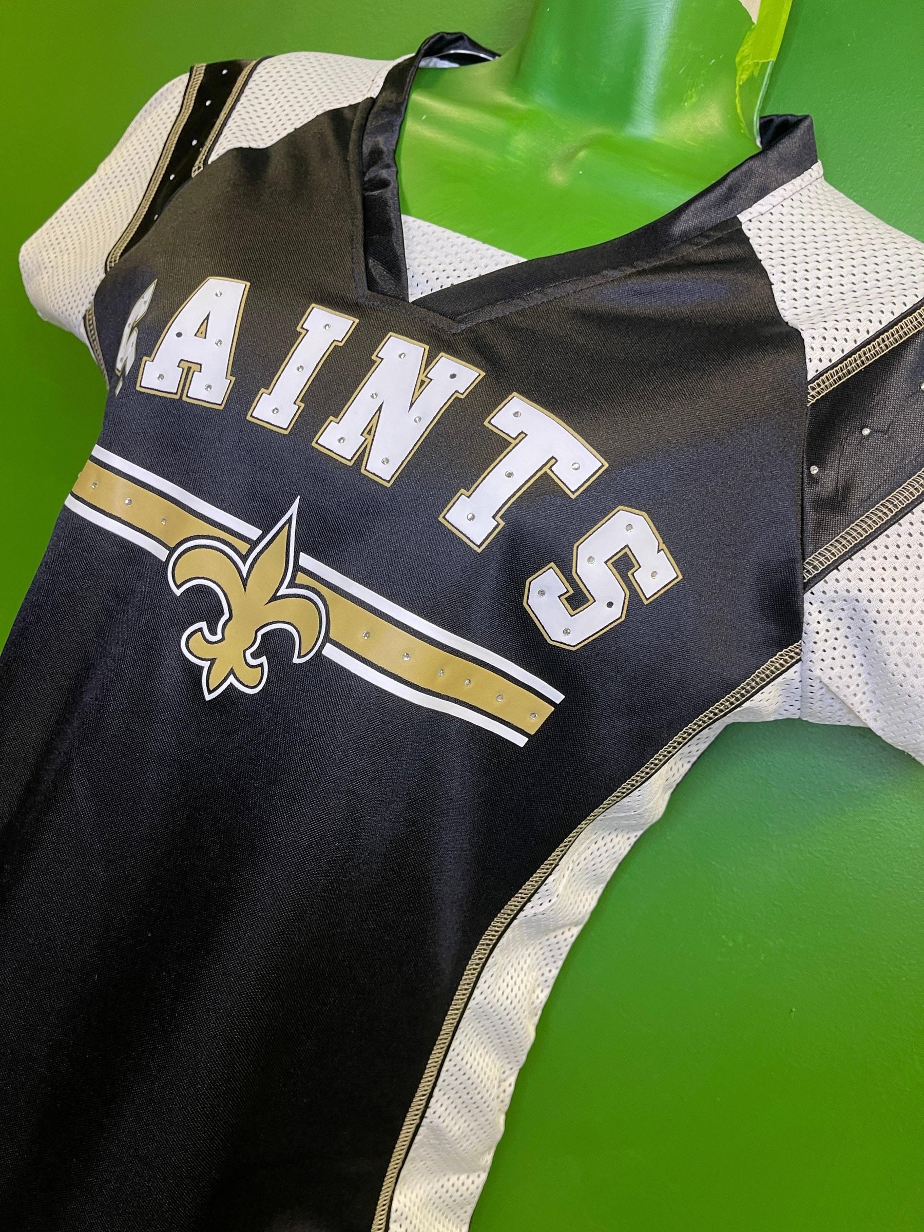 NFL New Orleans Saints Sparkly Mesh Jersey Women's Small