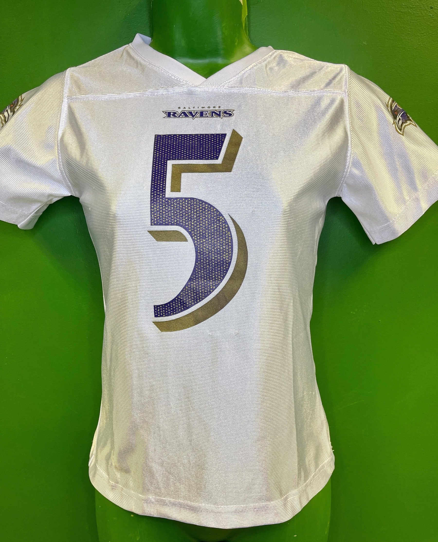 NFL Baltimore Ravens Joe Flacco #5 Jersey Girls' Youth Small 7-8