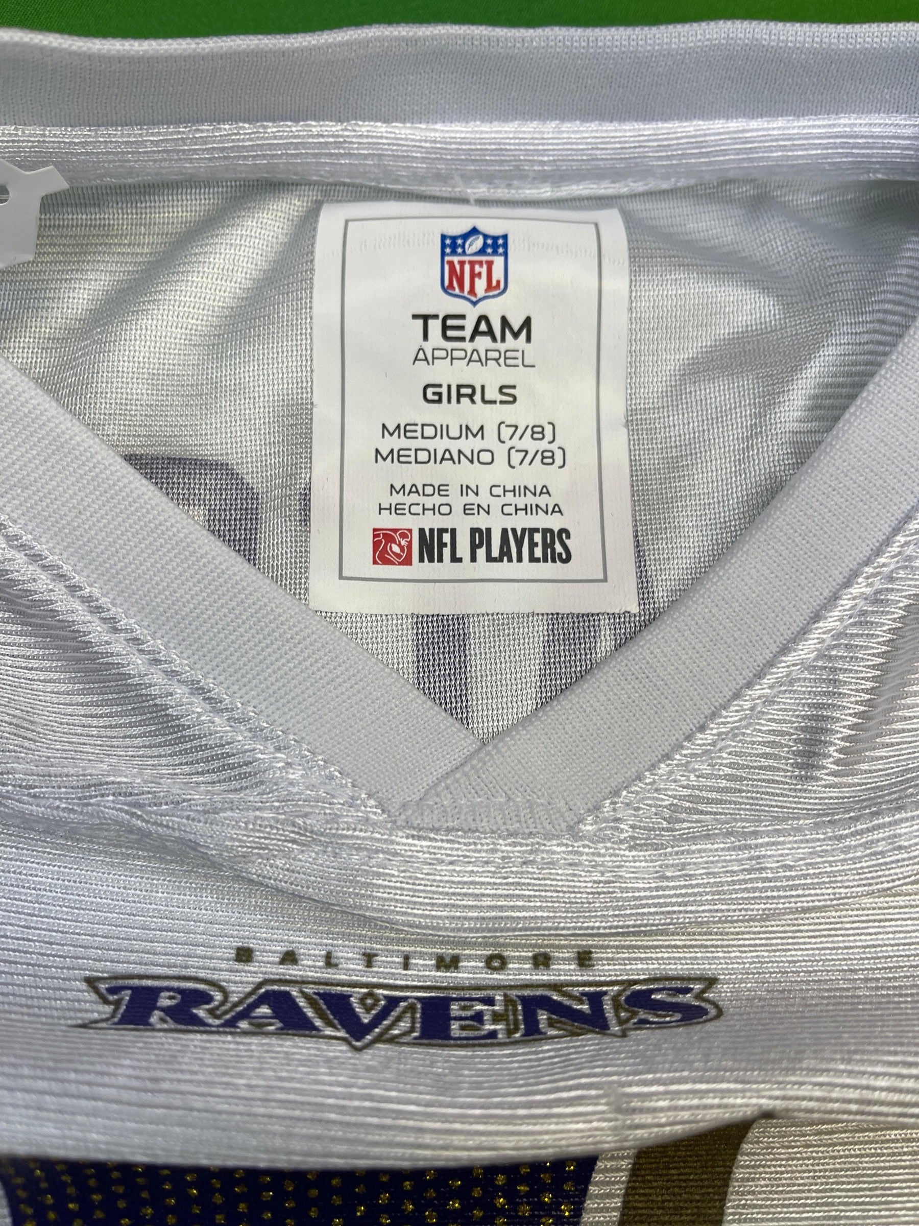 NFL Baltimore Ravens Joe Flacco #5 Jersey Girls' Youth Small 7-8