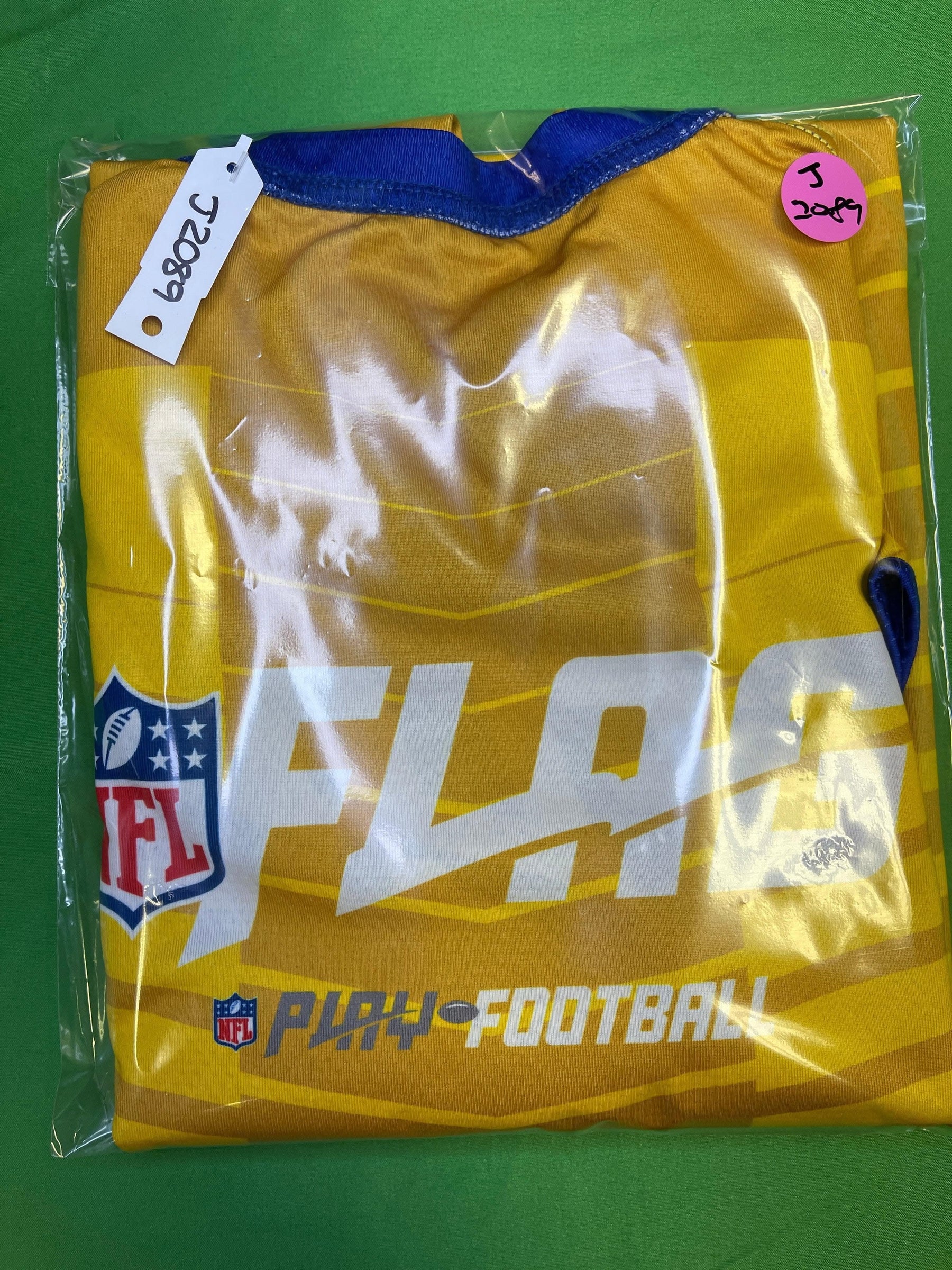 NFL Los Angeles Rams Flag Football Jersey Youth Large 14-16