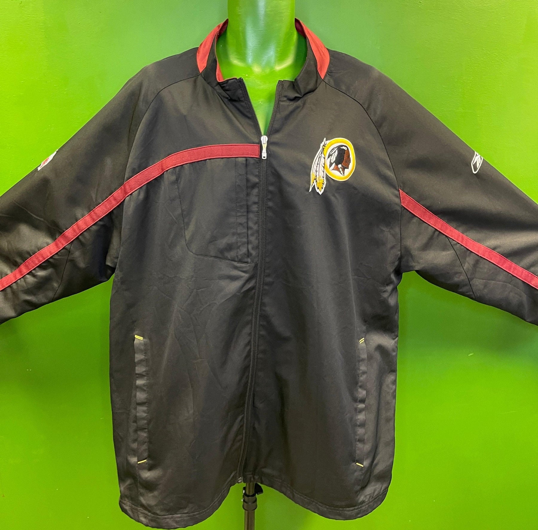 NFL Washington Commanders (Redskins) On Field Coat/Jacket Men's 2X-Large