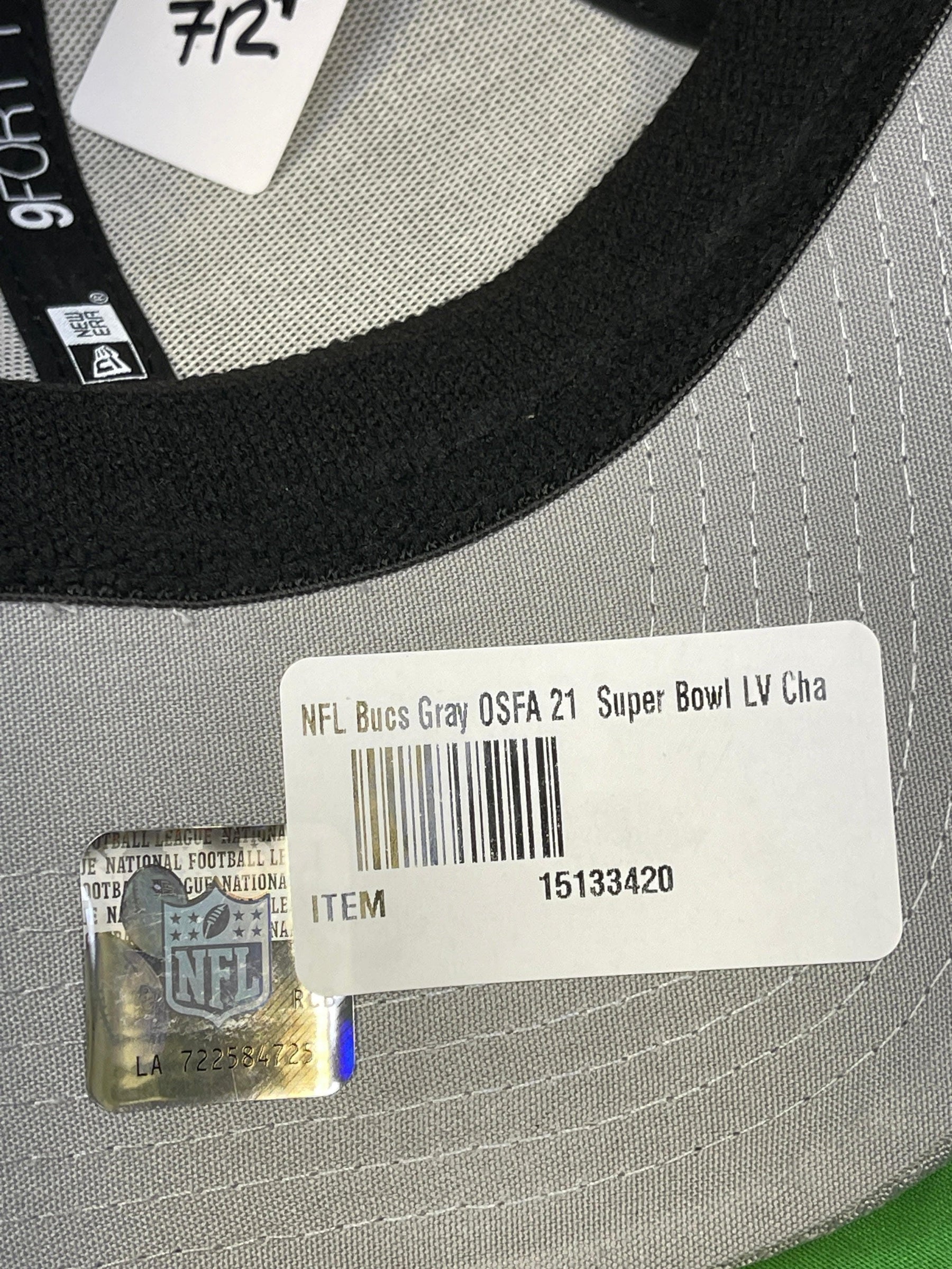 NFL Tampa Bay Buccaneers New Era 9FORTY Hat Cap Super Bowl LV OSFA Strapback NWT