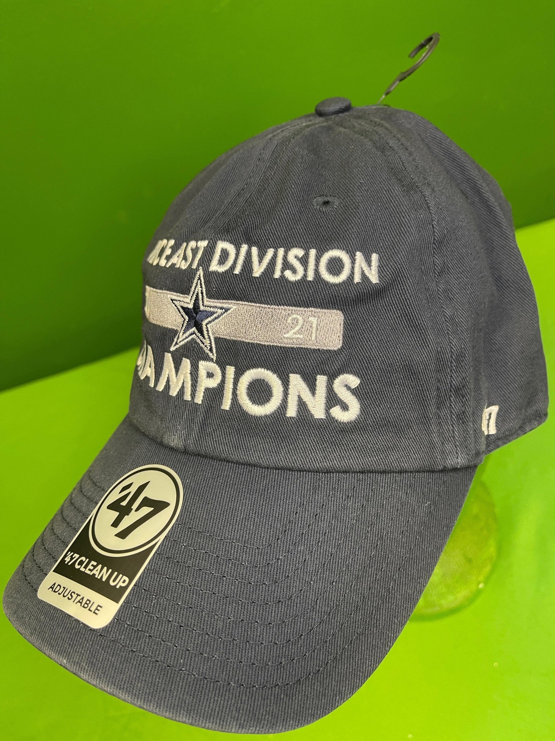 NFL Dallas Cowboys '47 Cleanup NFC East Champions Strapback Hat Cap OSFA NWT