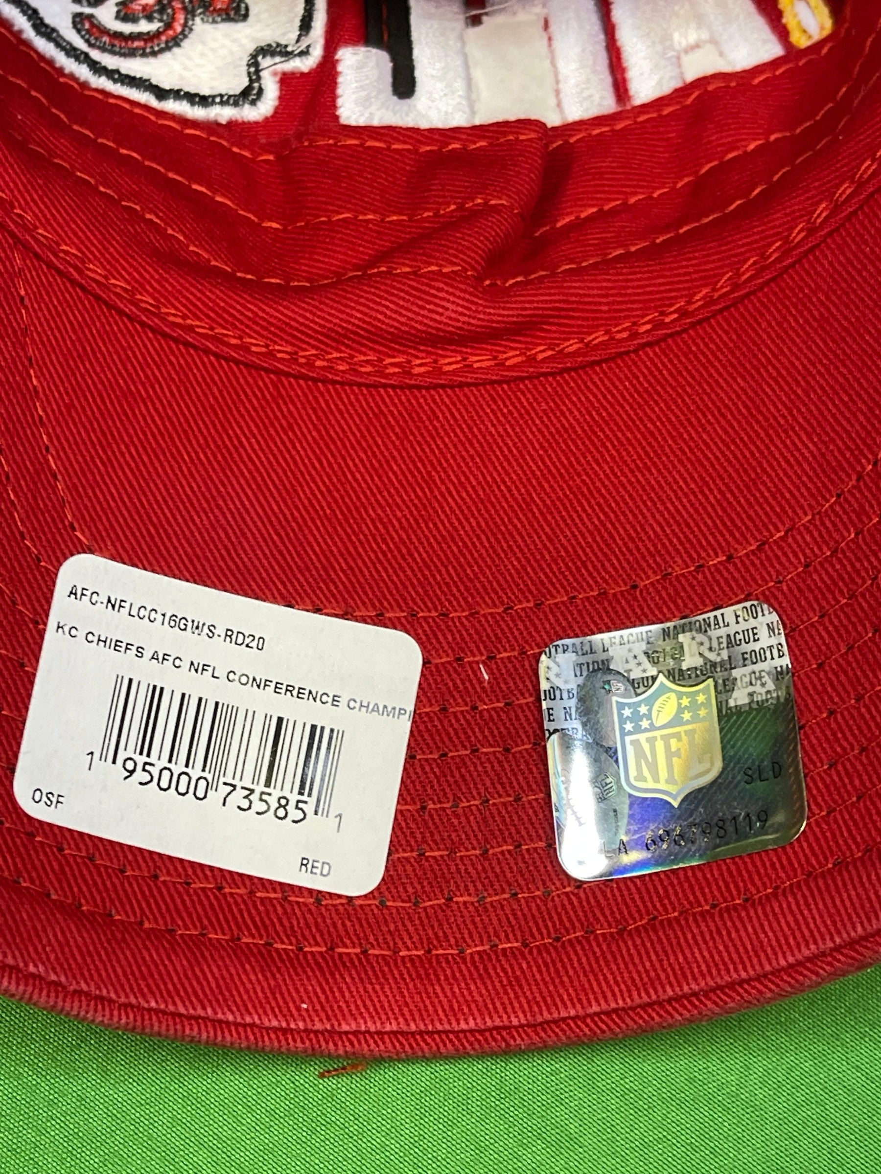 NFL Kansas City Chiefs '47 Cleanup AFC Champions Strapback Hat Cap OSFA NWT
