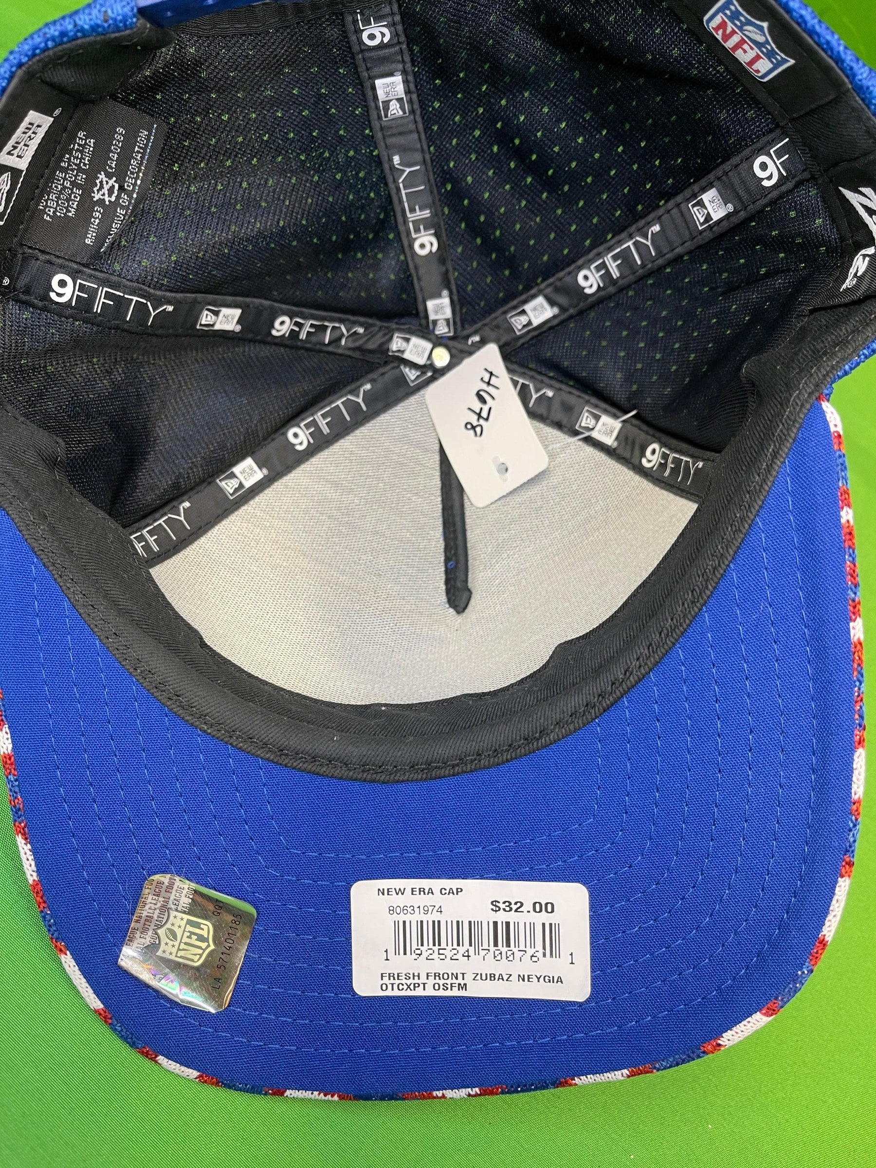 NFL New York Giants New Era 9FIFTY Knit Snapback Hat/Cap OSFM NWT